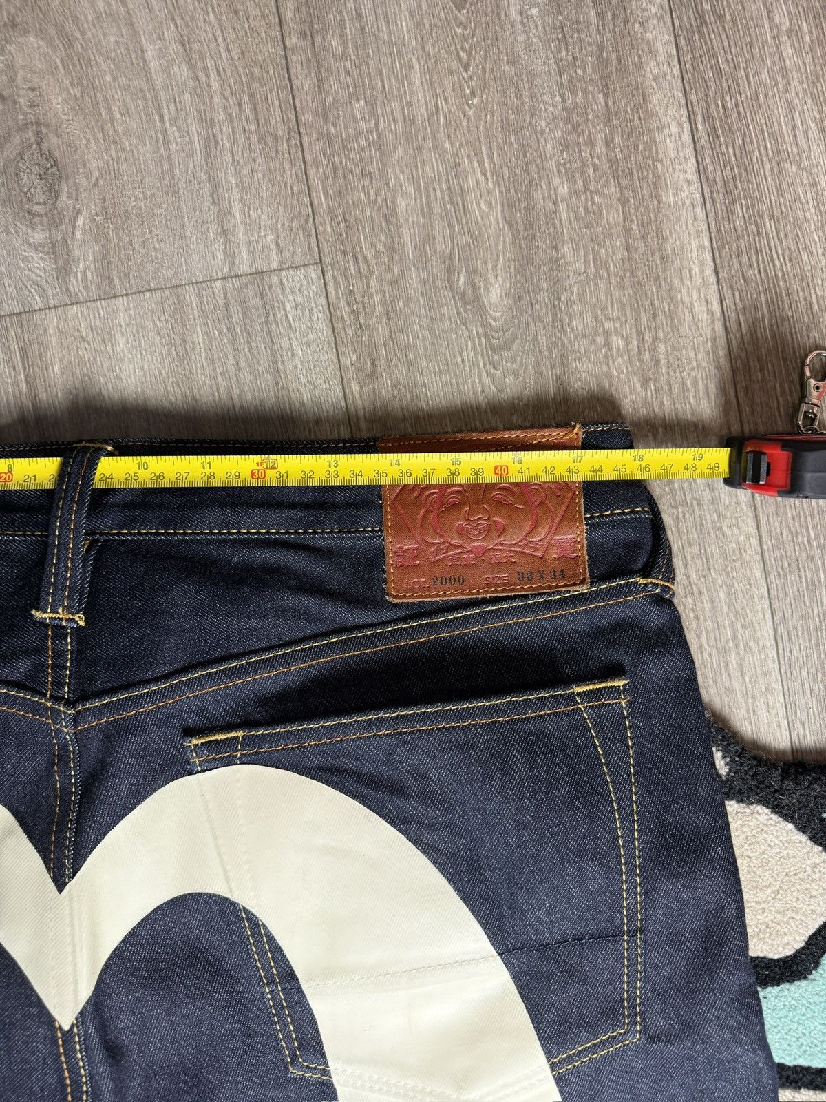 Evisu EVISU Diacock Jeans Size US 33 - 4 Thumbnail