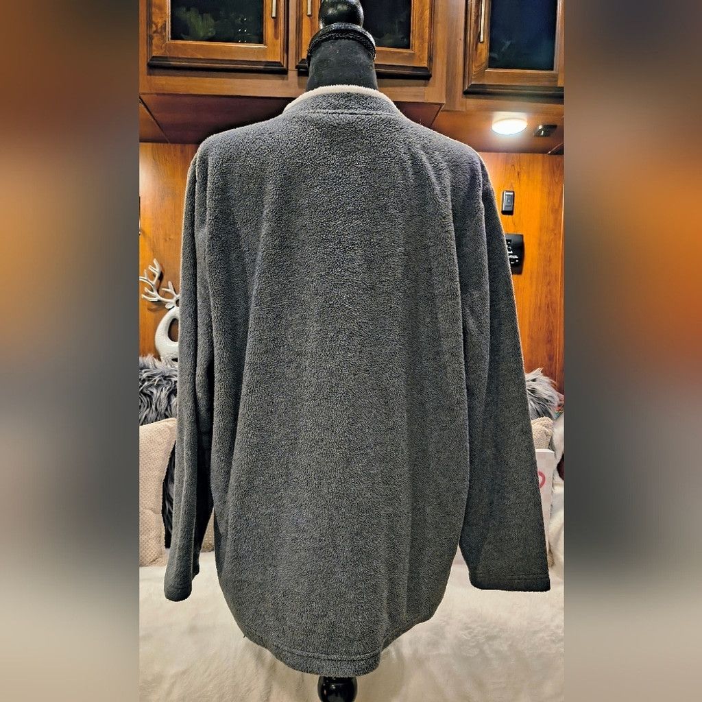 Croft & Barrow Gray Snowman Embroidered Sweatshirt Size XL / US 12-14 / IT 48-50 - 3 Thumbnail