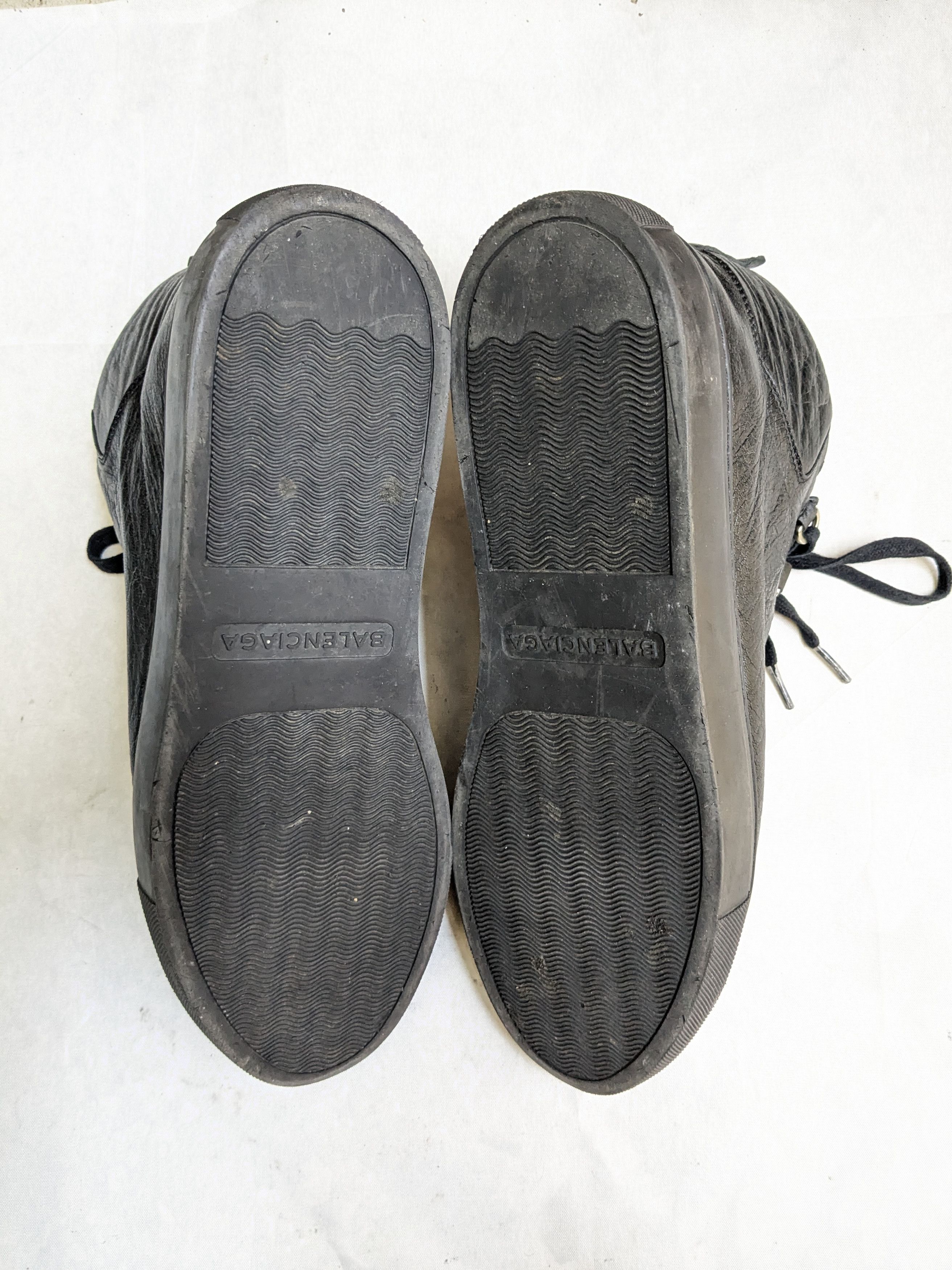 Balenciaga Balenciaga Arena High top in Black 10 leather Size US 10 / EU 43 - 13 Thumbnail