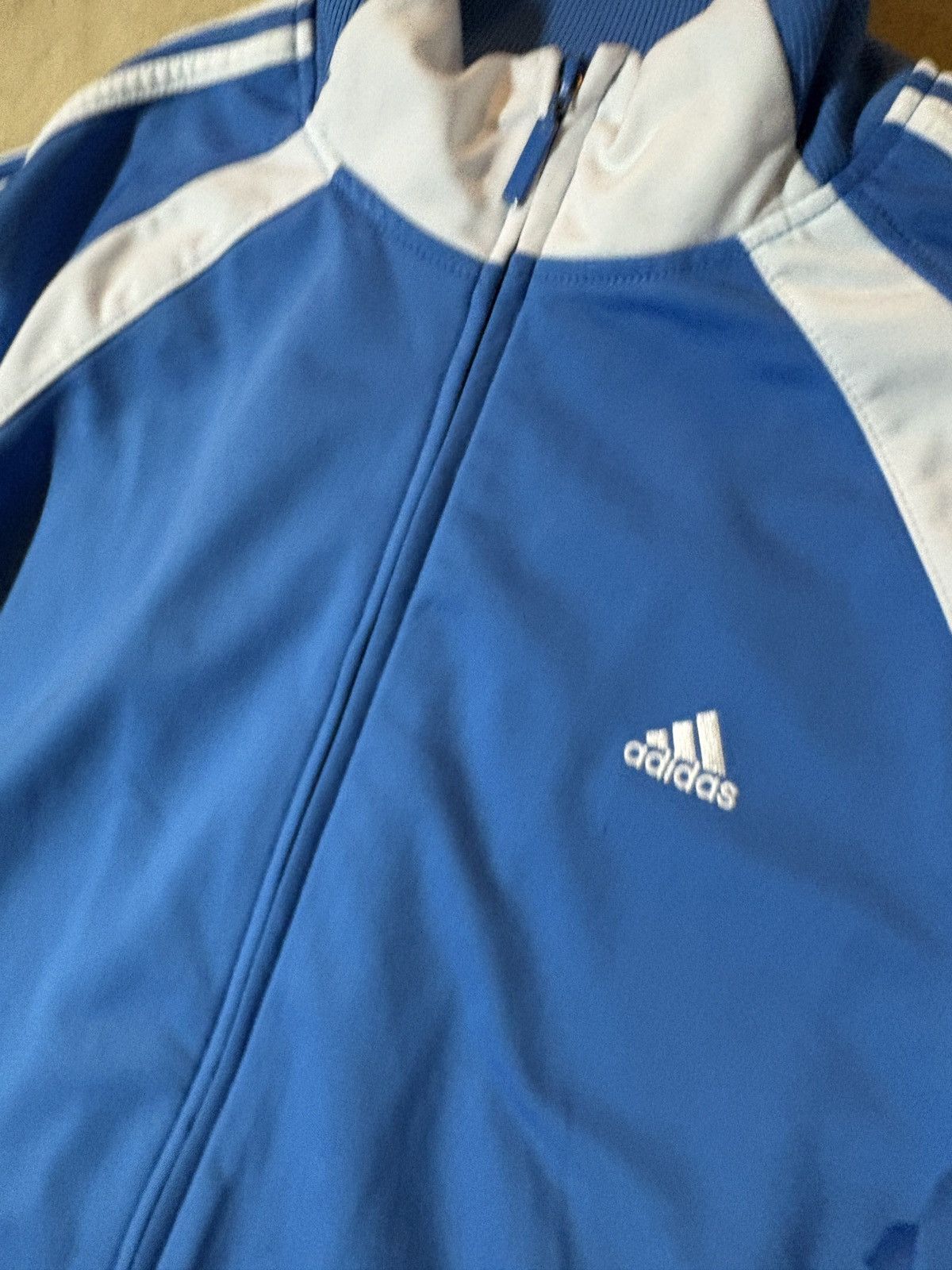 Adidas Vintage 00’s Adidas Y2K Track Jacket Light Blue Size Large Size US L / EU 52-54 / 3 - 2 Thumbnail