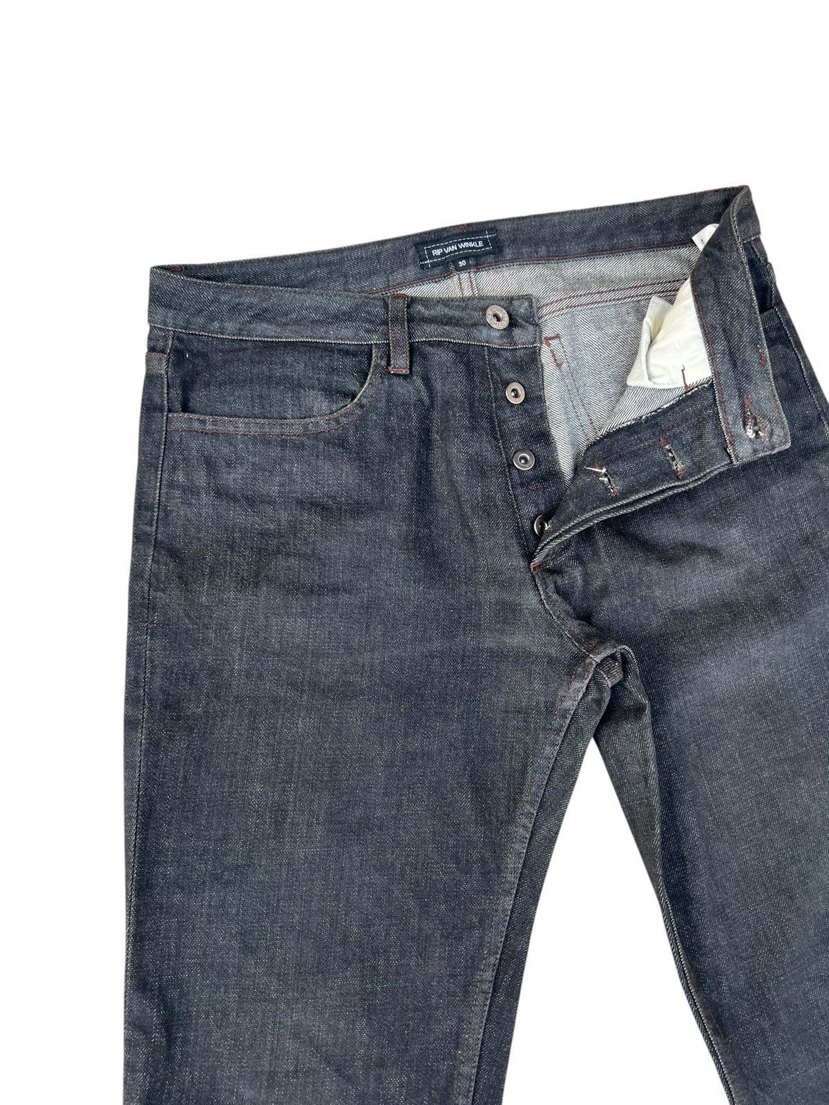 RIPVANWINKLE RIP VAN WINKLE Made in Japan Buttonfly Denim Jeans Size US 30 / EU 46 - 8 Thumbnail