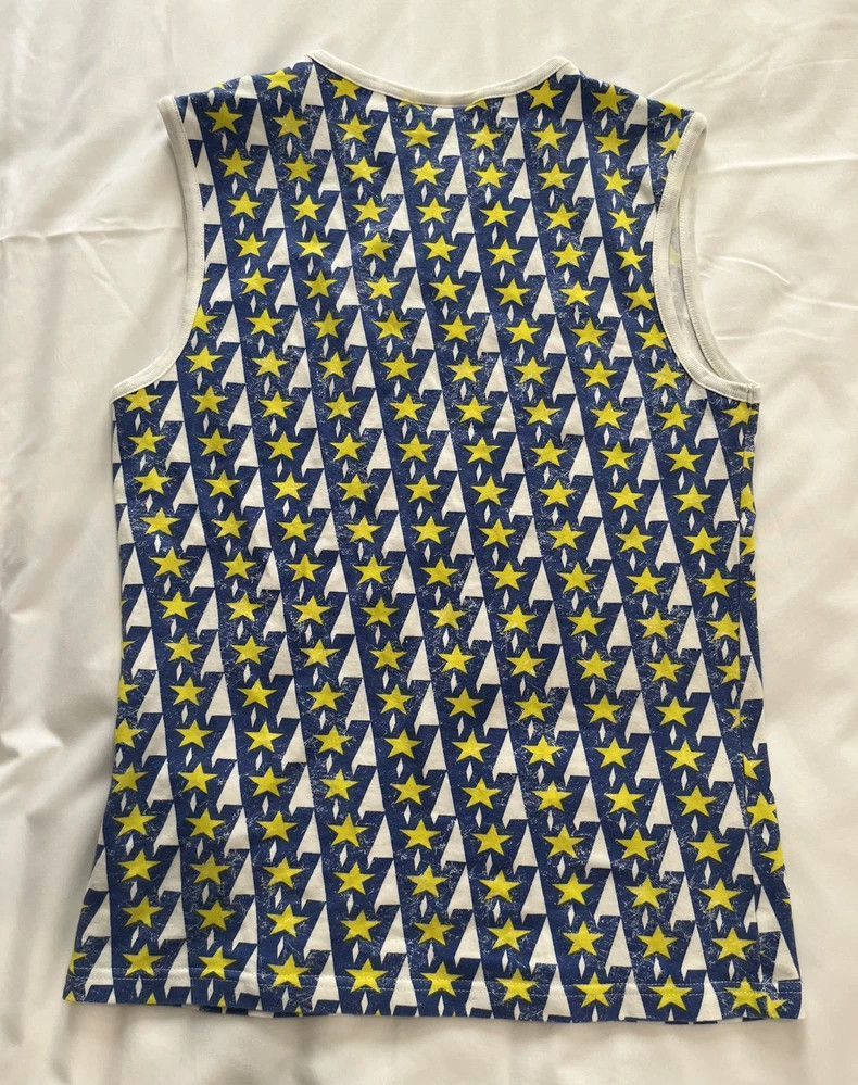 Walter Van Beirendonck Vintage 90s Star Print Sleeveless Top-2506 Size S / US 4 / IT 40 - 4 Thumbnail
