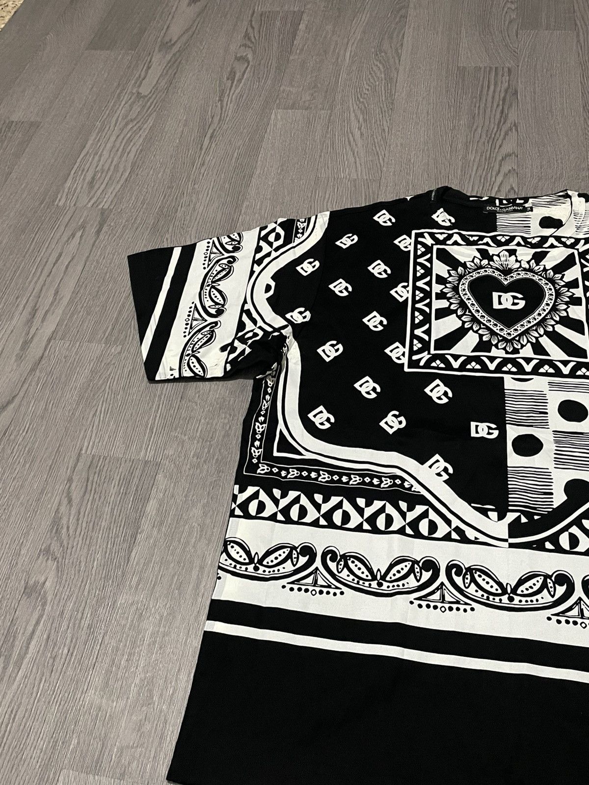 Dolce & Gabbana Dolce & Gabbana bandana tee Size US XL / EU 56 / 4 - 3 Thumbnail