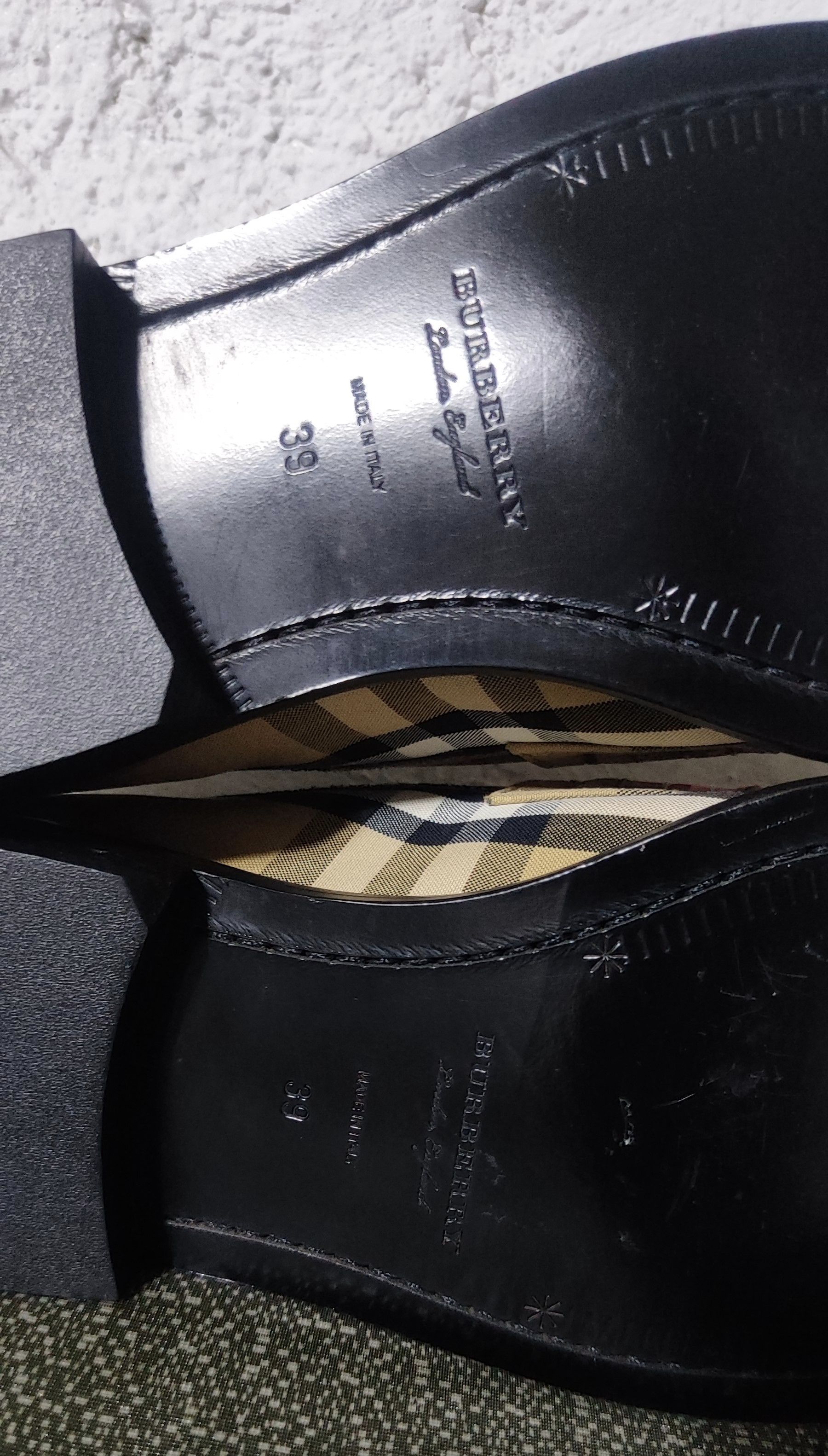 Burberry BURBERRY WOMEN'S BEDMONT CHECK LOAFERS Size US 9 / IT 39 - 13 Thumbnail
