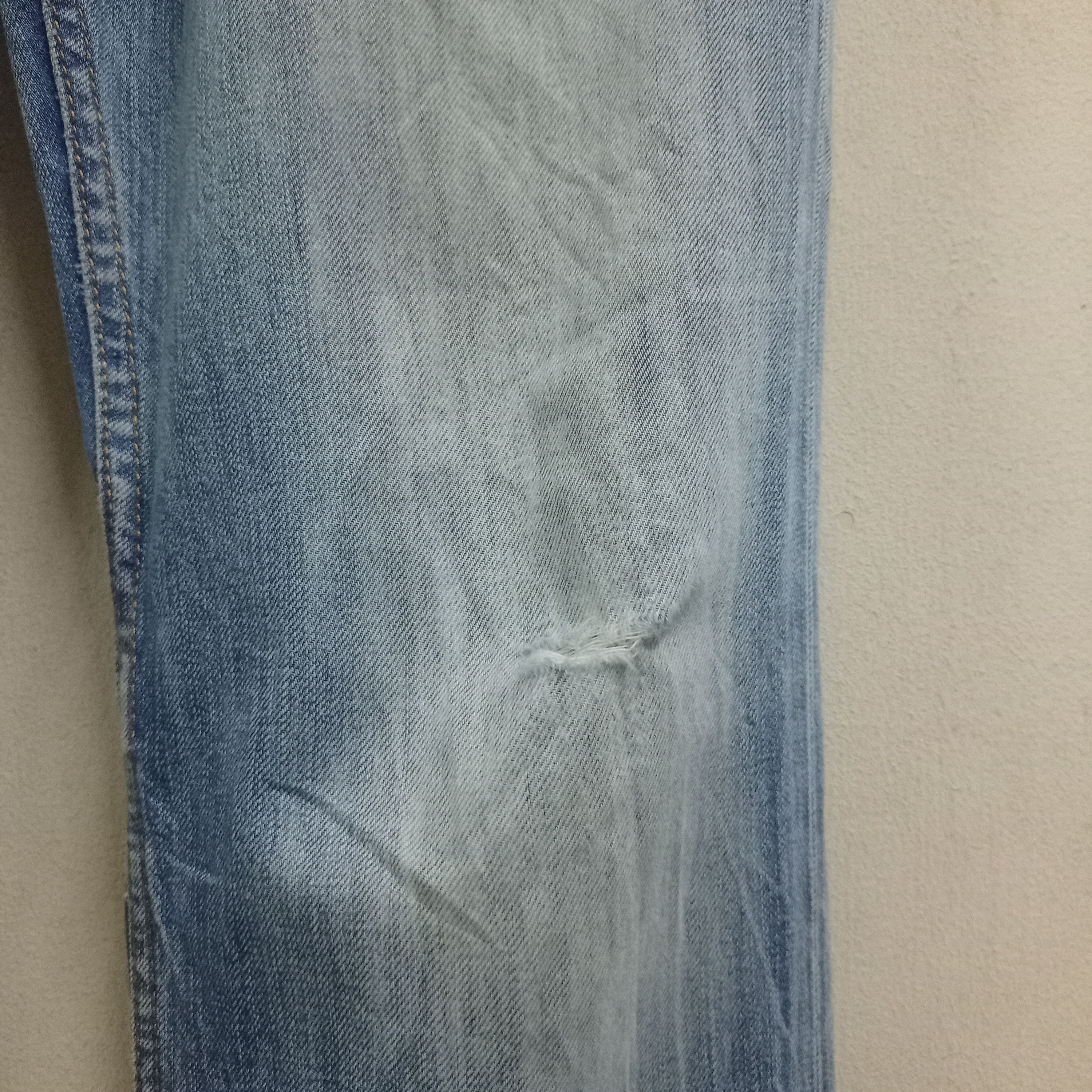 DENHAM Vintage Denhan Razor Blue Wash Loose Jeans 35x33 Size US 35 - 6 Thumbnail