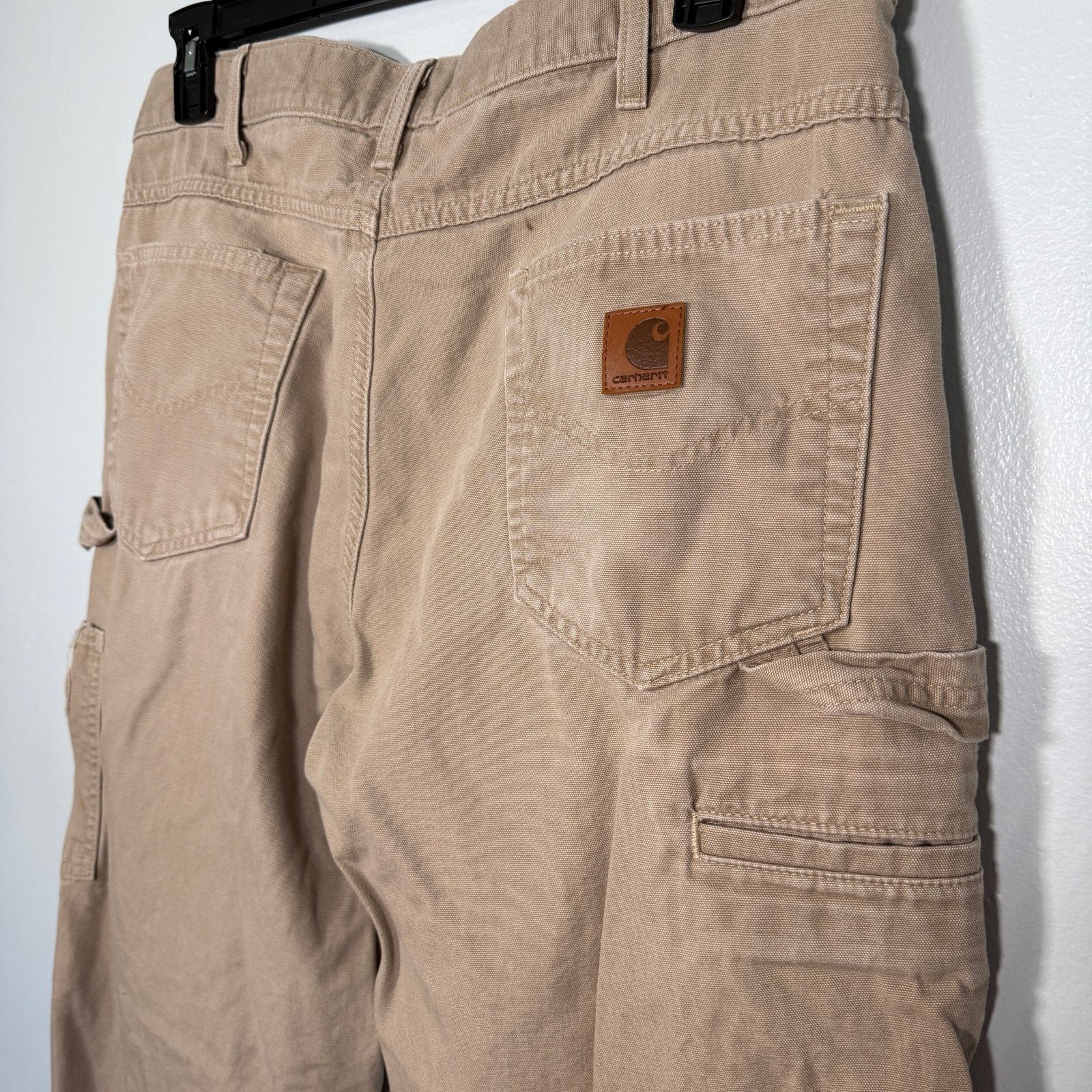 Carhartt Carhart Work Pants 36x34 Loose Fit Khaki Carpenter Size US 36 / EU 52 - 7 Thumbnail