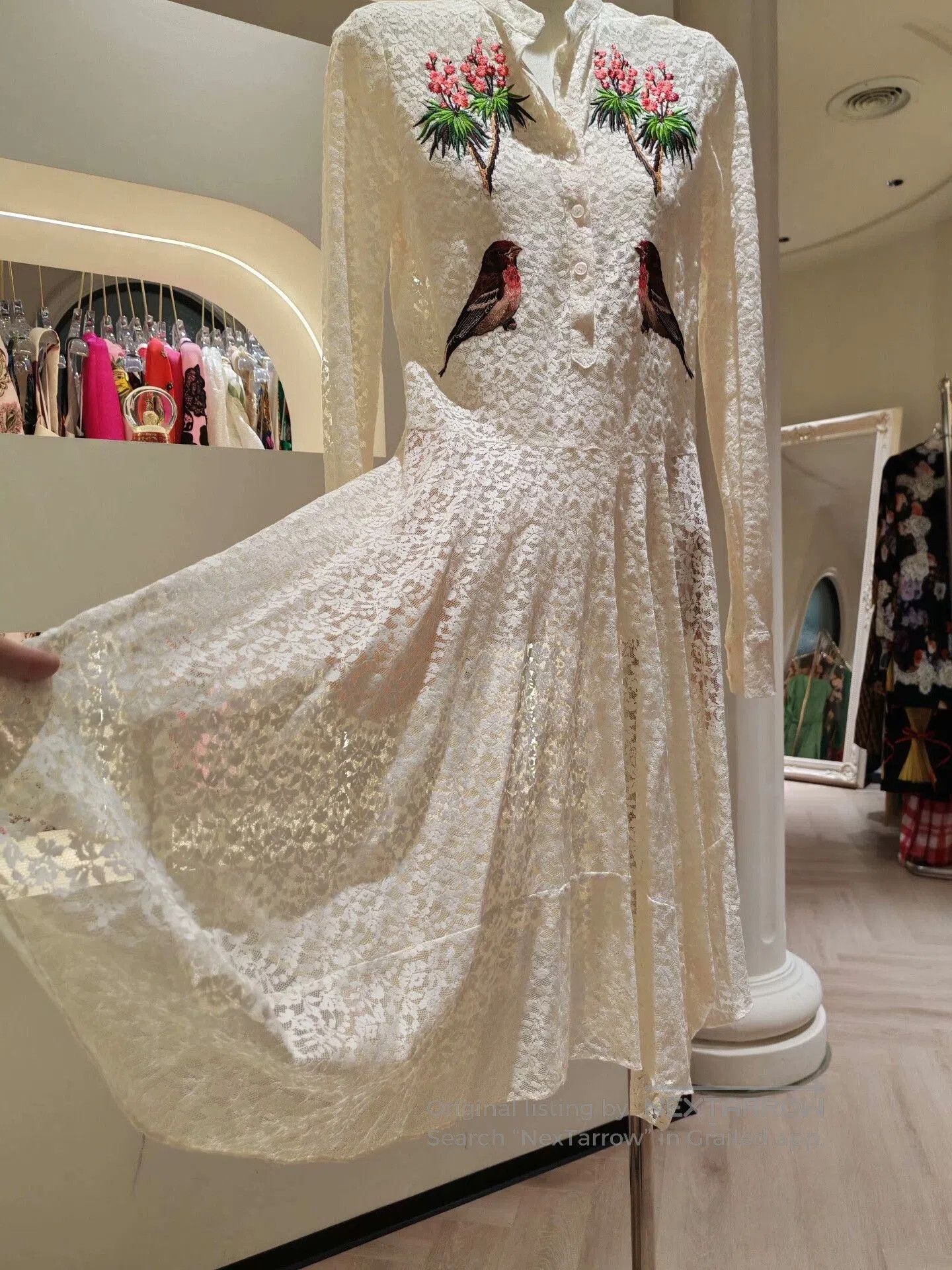 Stella McCartney White Lace Dress.