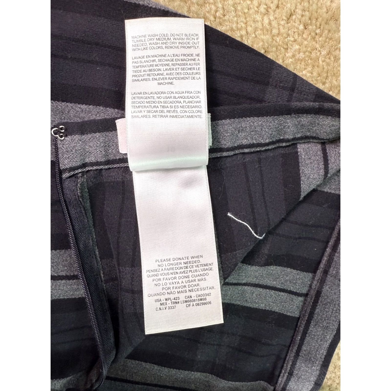 Dockers Dockers Pencil Skirt Womens Size 10 Heather Plaid Office Career Multicolor Size 32" / US 10 / IT 46 - 5 Thumbnail