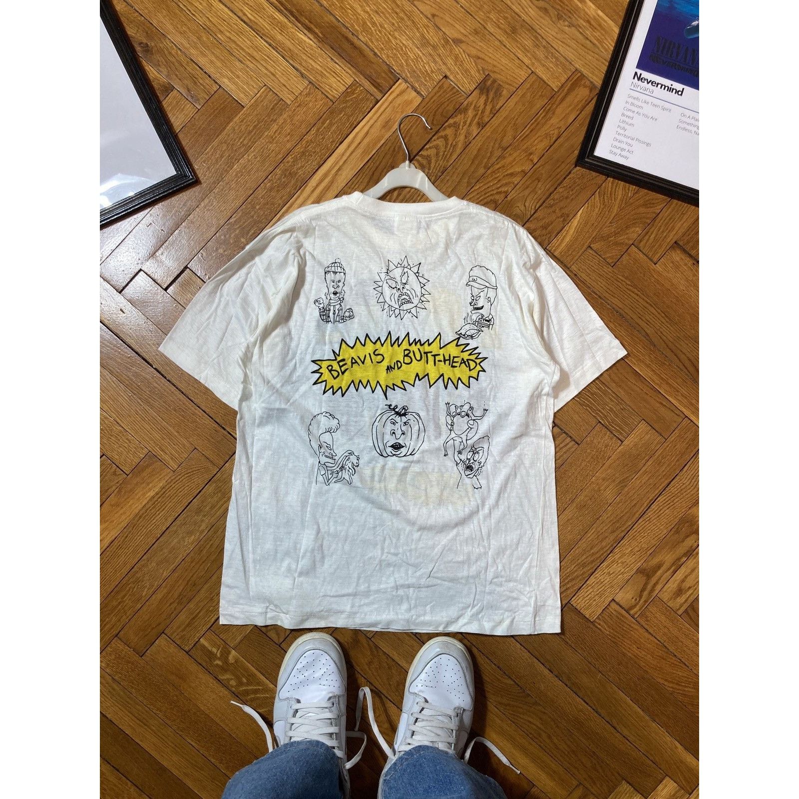 Mtv × Vintage Vintage 90s MTV Beavis and Butthead Huh Huh Huh tee Size US S / EU 44-46 / 1 - 7 Thumbnail