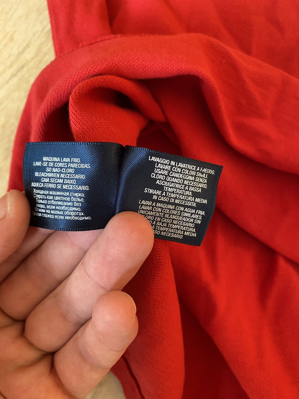 Polo Ralph Lauren × Vintage Polo Ralph Lauren distressed rugby sweatshirt Size US S / EU 44-46 / 1 - 13 Thumbnail