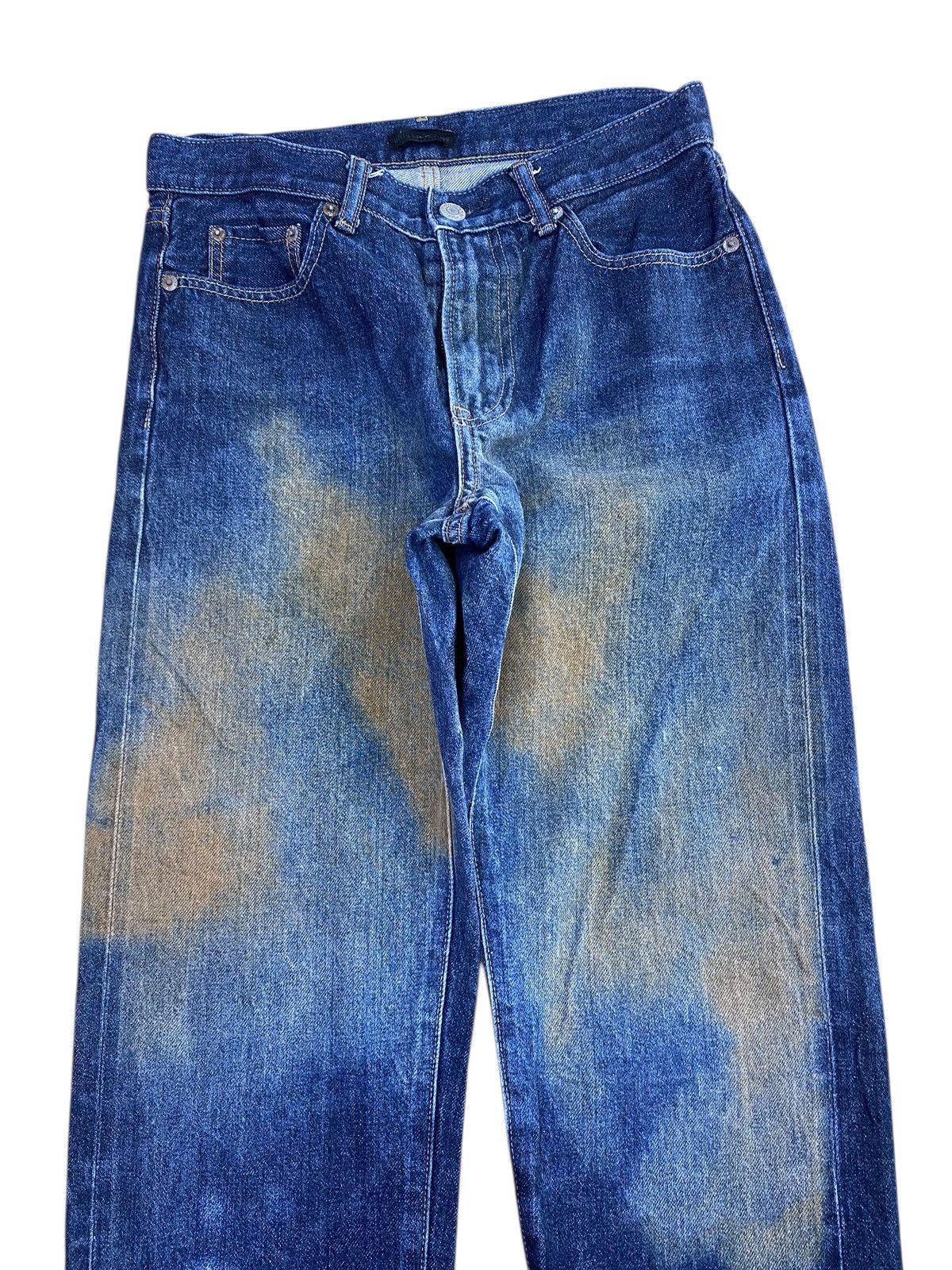 Uniqlo Uniqlo X Selvedge Rusty Faded Wash Style Loose Jeans Size US 26 / EU 42 - 2 Thumbnail