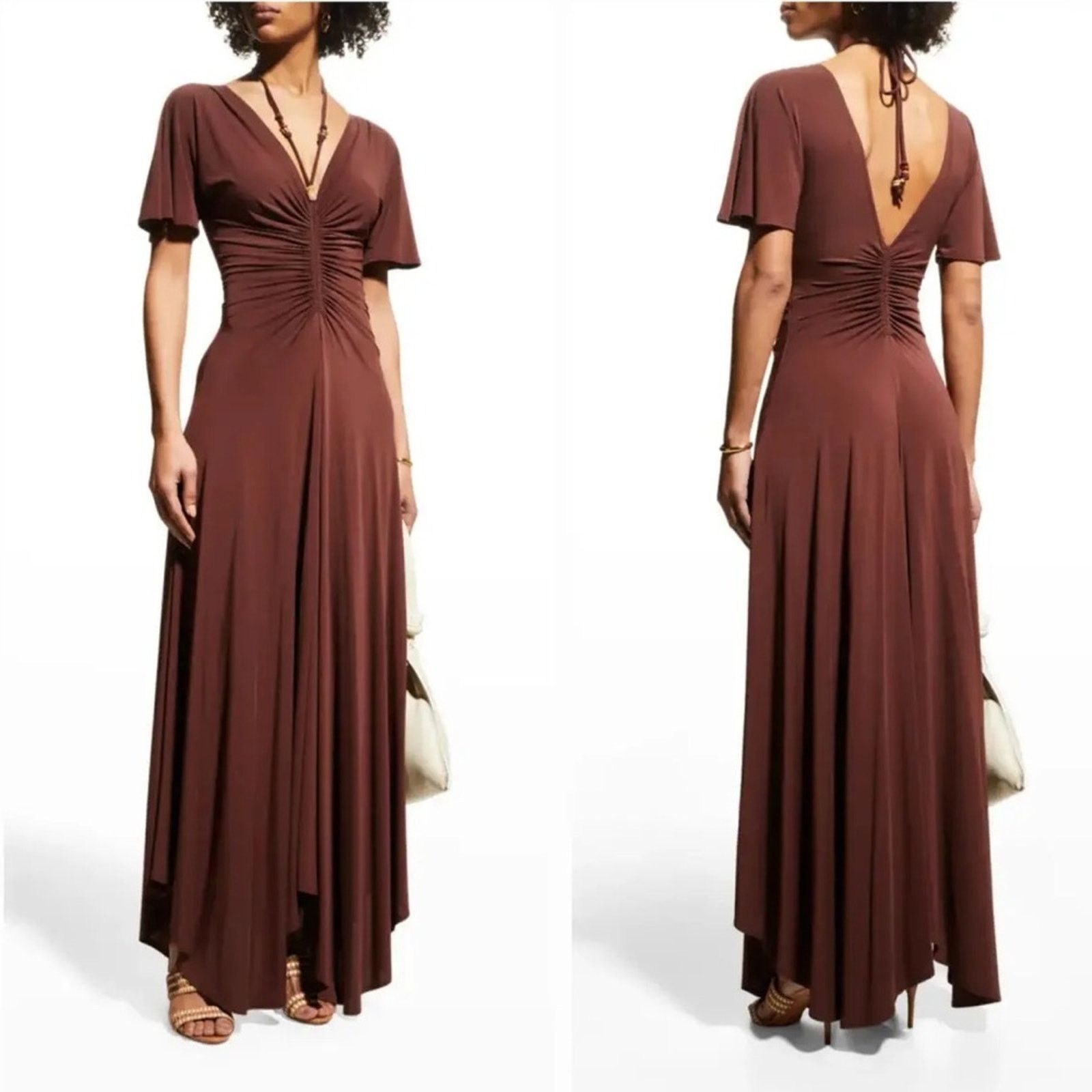A.L.C. A.L.C. Nina Maxi Dress in Bitter Chocolate size Small Size S / US 4 / IT 40 - 1 Thumbnail