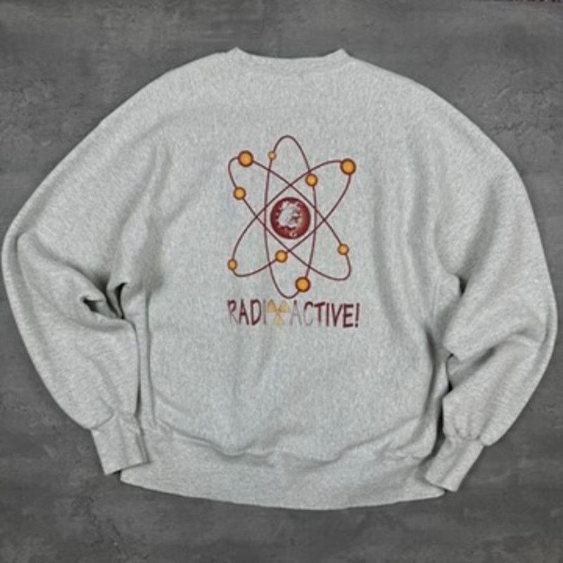 Lee × Vintage Vintage Ferris State University Nuclear Medicine Sweatshirt Size US XL / EU 56 / 4 - 2 Thumbnail
