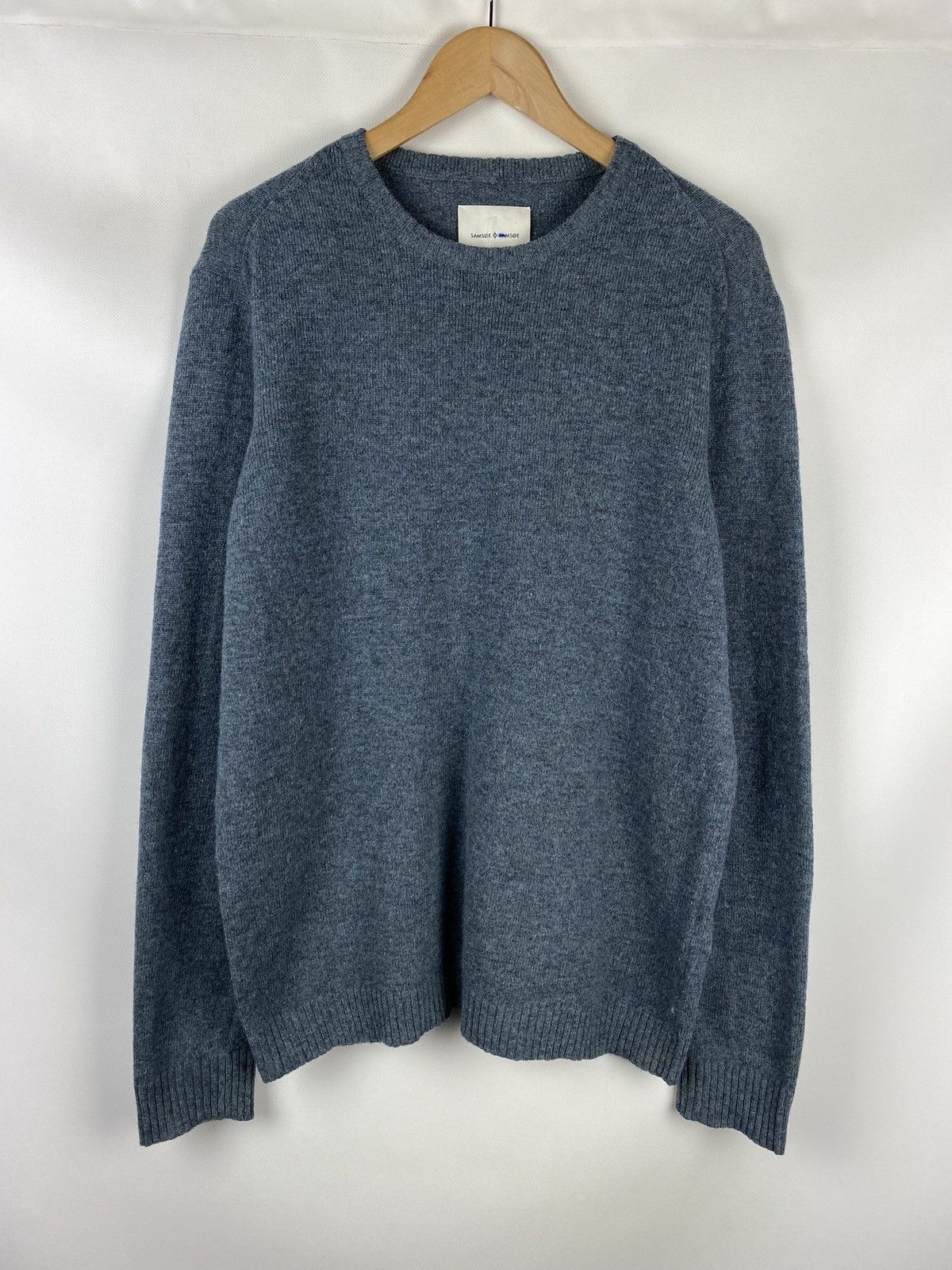 Samsoe Samsoe Samsoe Samsoe men’s wool elbow patches sweater pullover Size US XL / EU 56 / 4 - 1 Thumbnail