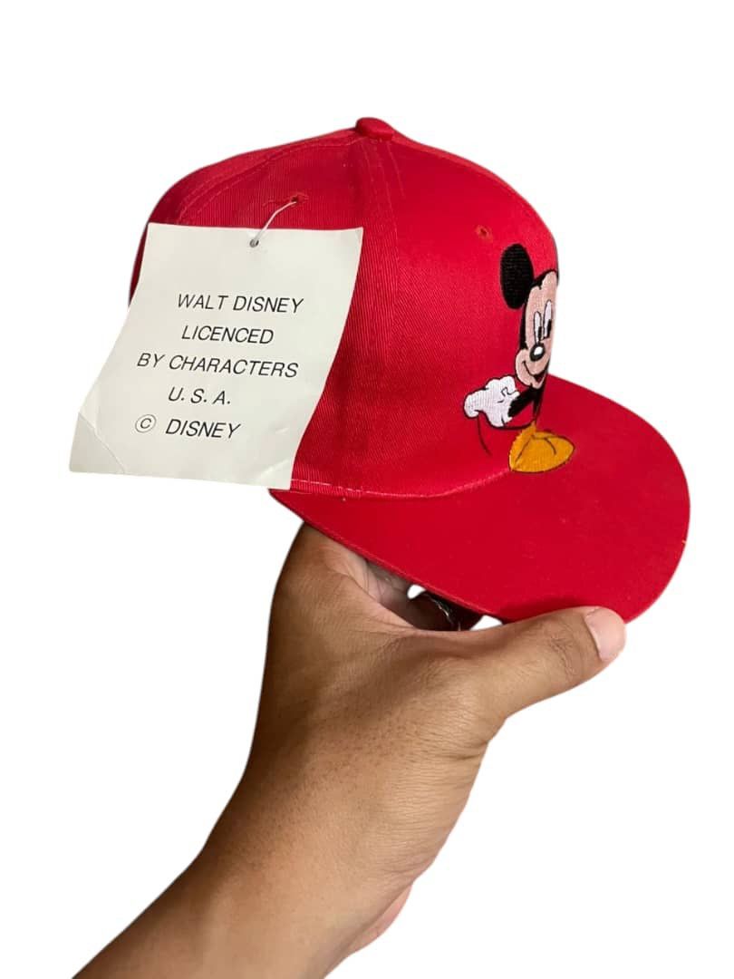Mickey Mouse × Mickey Unlimited × Vintage RARE DEADSTOCK VINTAGE 90s MICKEY MOUSE EMBROIDERY CAP Size ONE SIZE - 9 Thumbnail