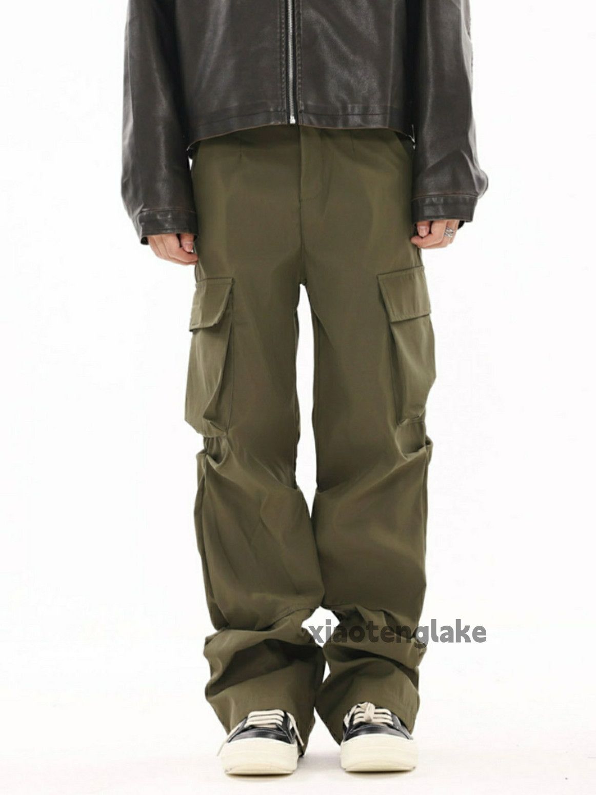 Designer × Vintage utility military loose baggy skate stack cargo pants Size US 32 / EU 48 - 3 Thumbnail