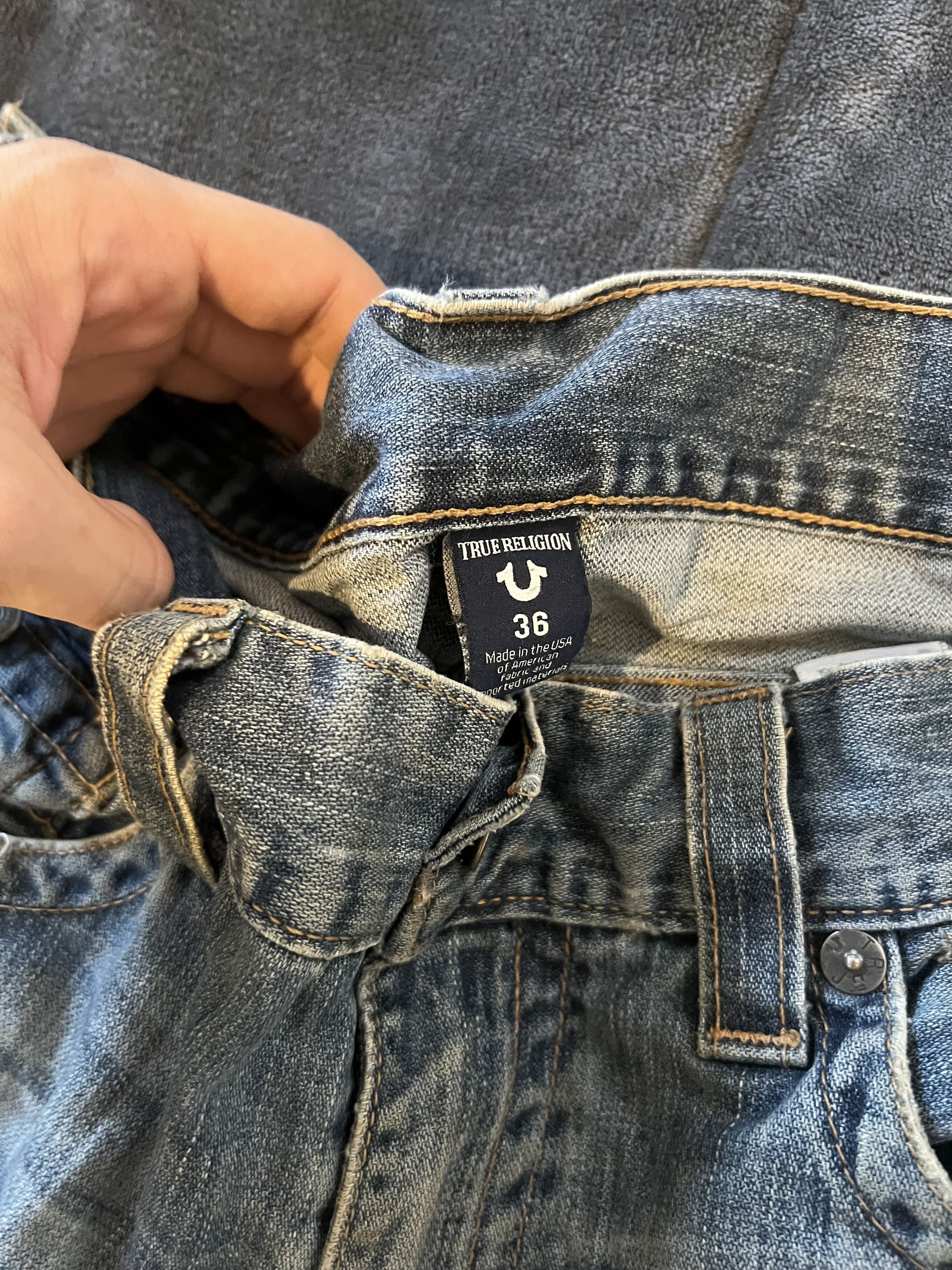 True Religion true religion distressed jeans Size US 36 / EU 52 - 2 Thumbnail