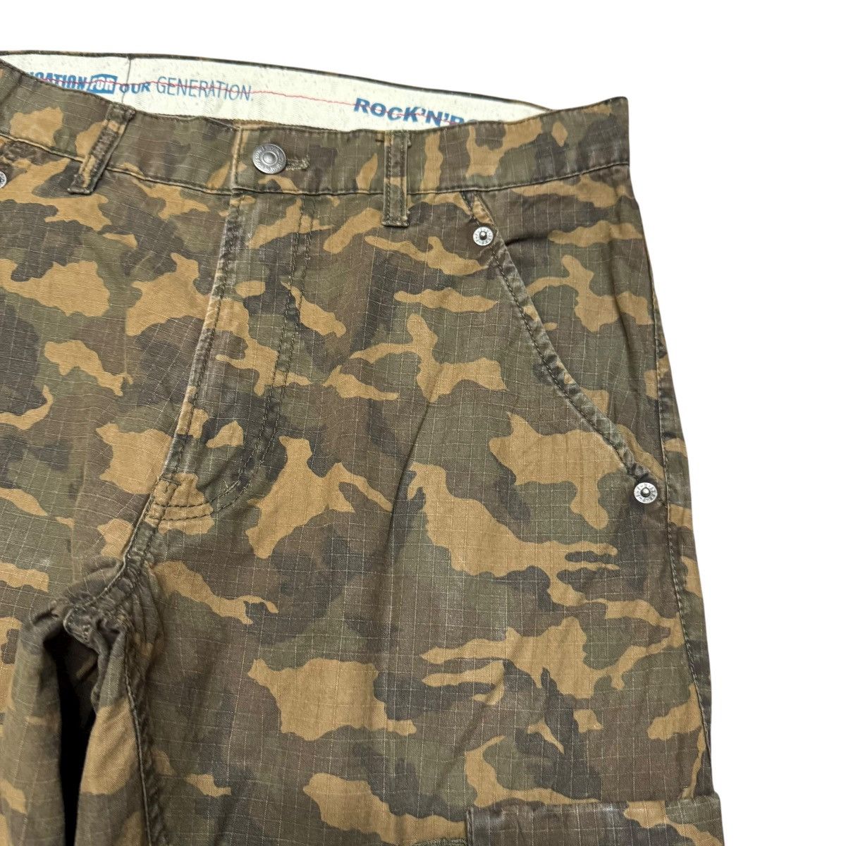 PPFM PPFM Rock N Roll Ripstop Camo Cargo Pants Size US 30 / EU 46 - 5 Thumbnail