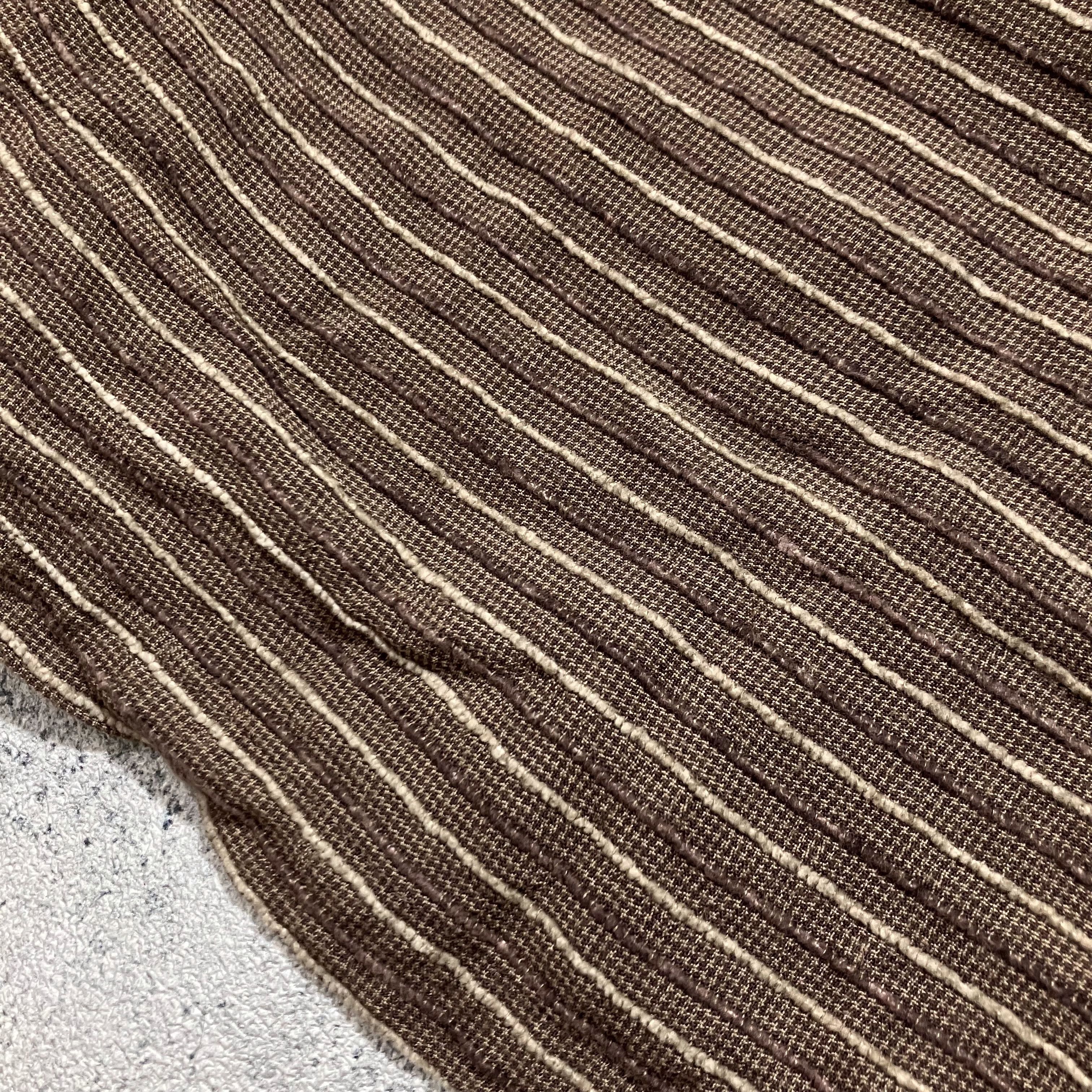 Dezert Dezert brown and cream striped cotton shirt Size US L / EU 52-54 / 3 - 8 Thumbnail