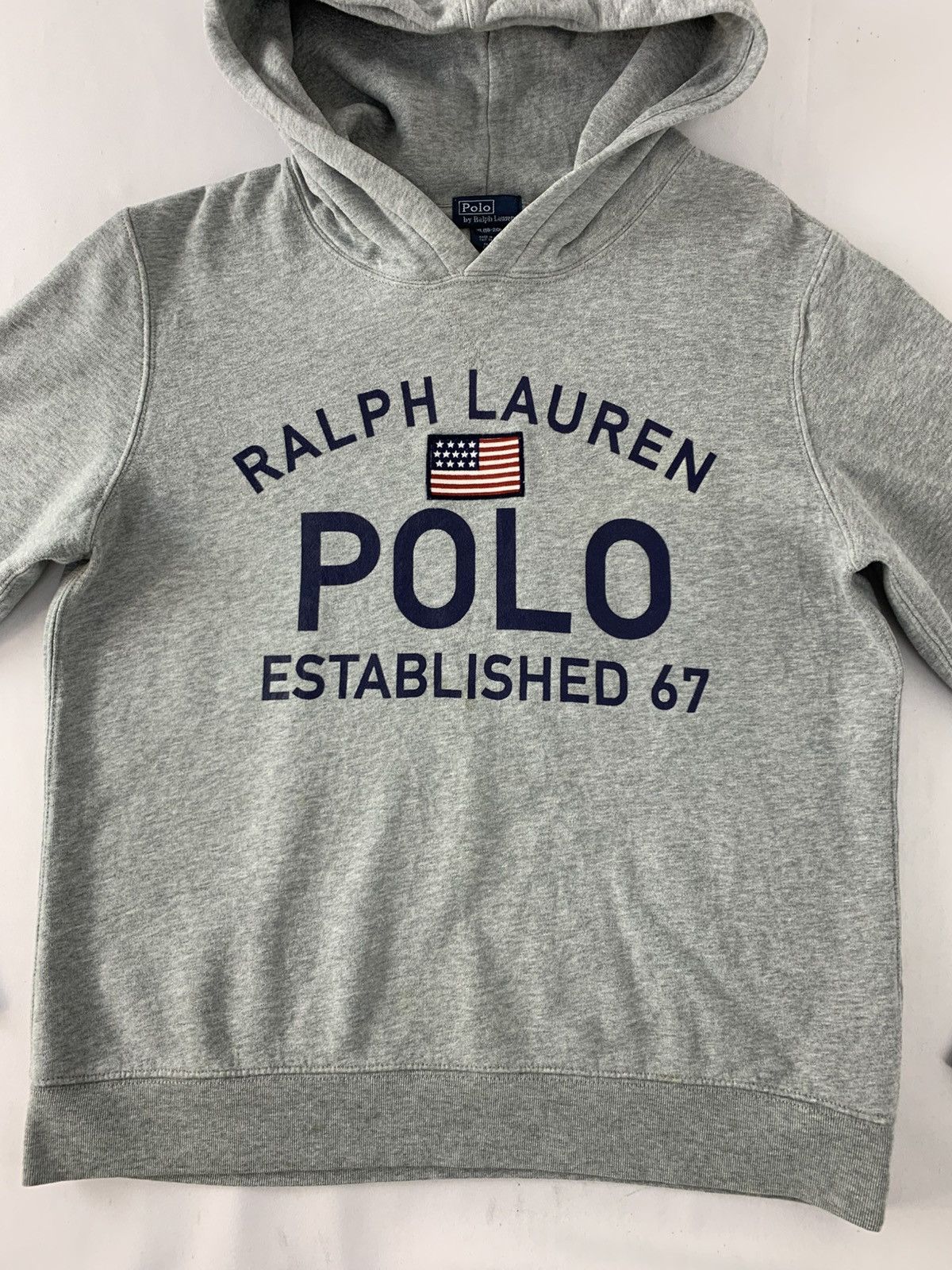 Polo Ralph Lauren Polo by Ralph Lauren Hoodies Big Front Pocket Printed Size XL / US 12-14 / IT 48-50 - 3 Thumbnail