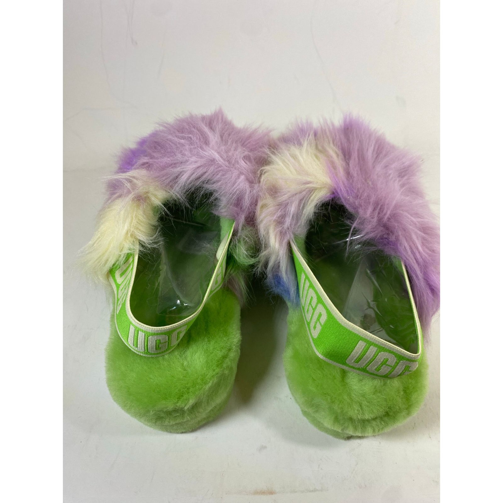 Ugg UGG Fluff Yeah Slides 9W Green NWT Size US 9 / IT 39 - 7 Thumbnail