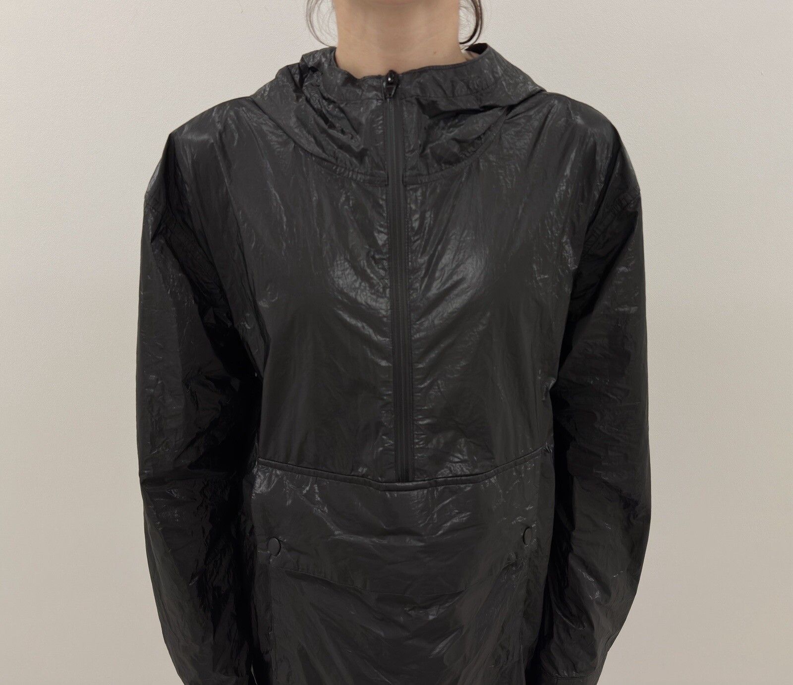 T by Alexander Wang T Alexander Wang Rain Anorak Jacket Black Size 4 Size L / US 10 / IT 46 - 12 Thumbnail