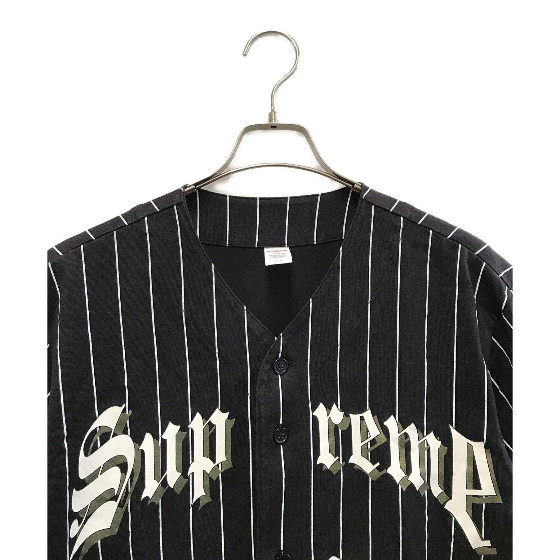 Supreme SUPREME 19AW Short Sleeve Love Hate Baseball Jersey Black S Size US S / EU 44-46 / 1 - 4 Thumbnail