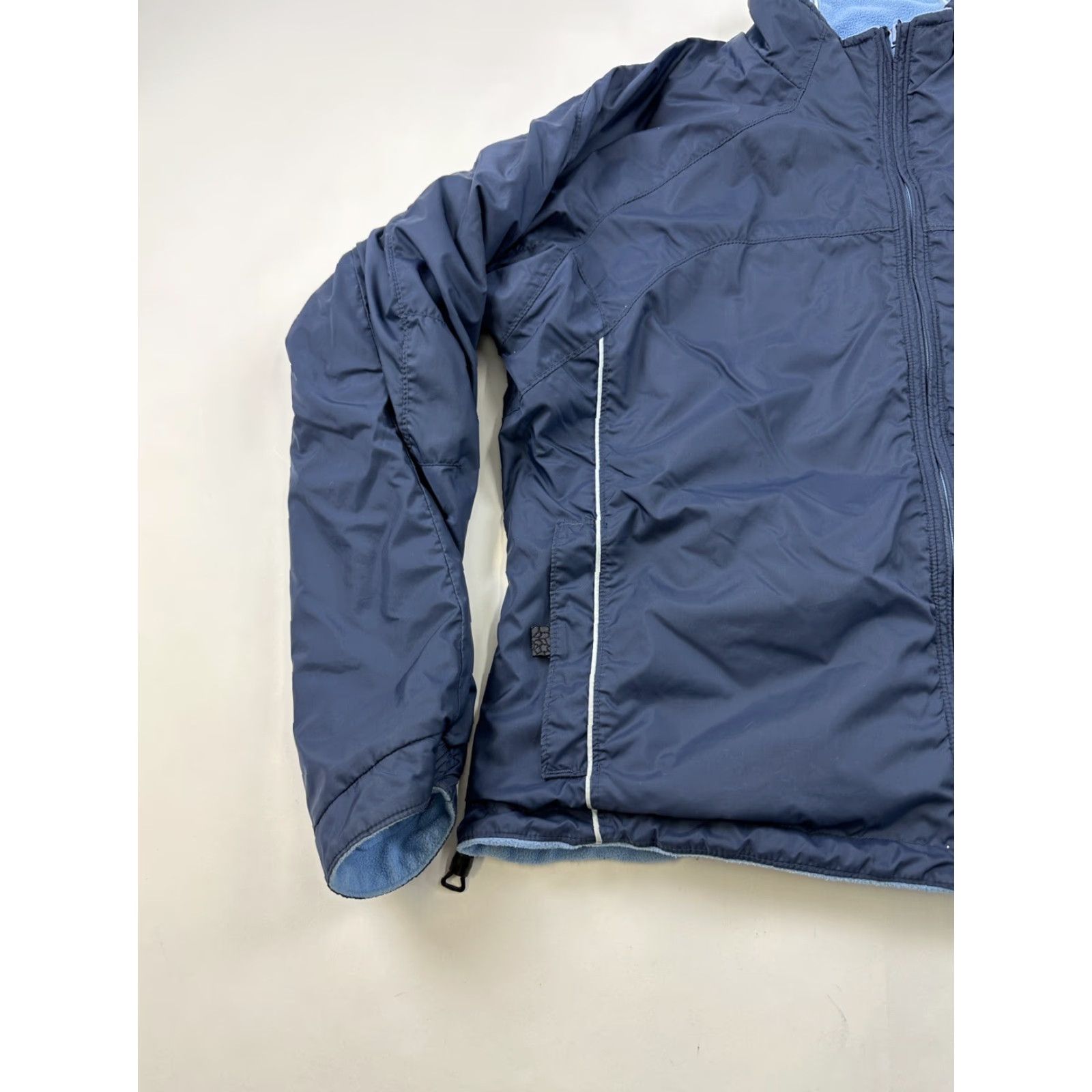 Vintage Columbia Jacket Women’s XL Blue Reversible Full Zip Up Winter Fleece Basic Jacket Womens Size XL / US 12-14 / IT 48-50 - 3 Thumbnail