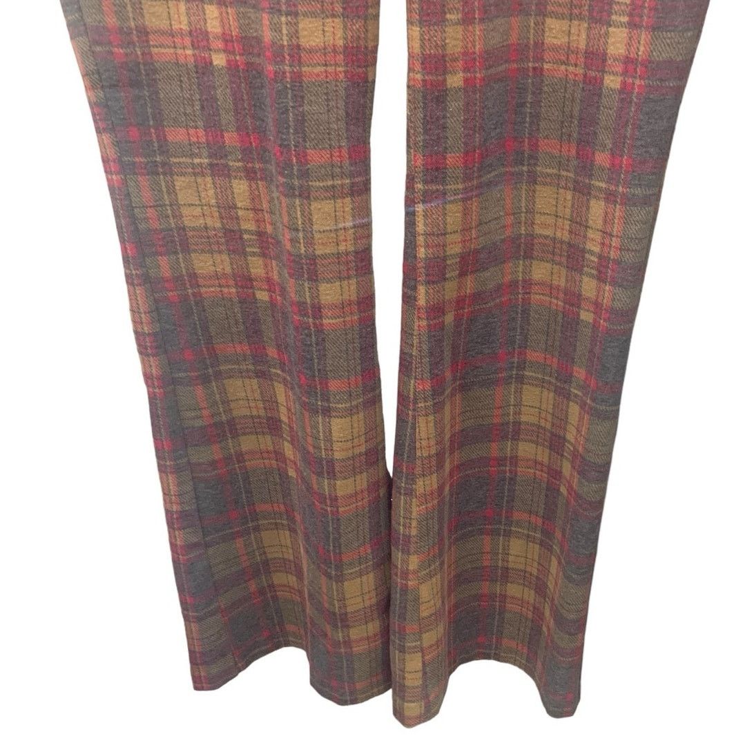 Anthropologie Anthropologie The Essential Trouser Rose Plaid Size 12 Size 34" / US 12 / IT 48 - 6 Thumbnail