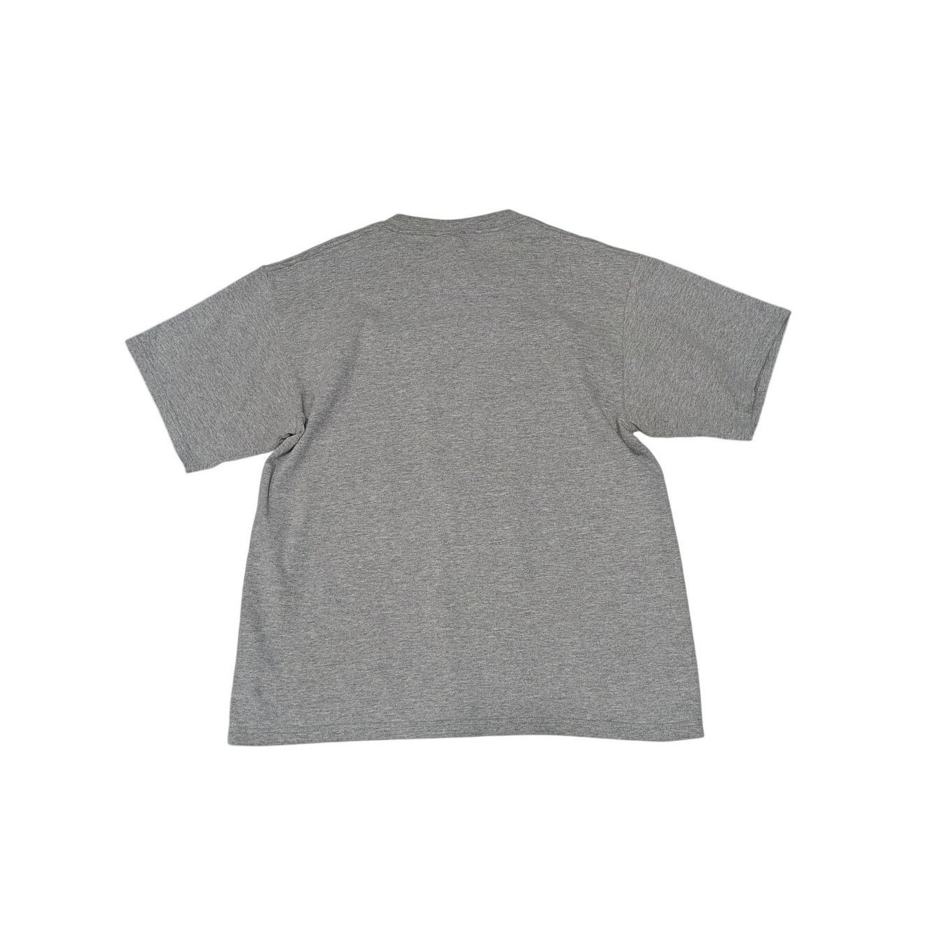 Nike × Vintage Vintage 90s Nike Basketball Graphic Tee Shirt Gray Yellow Size US M / EU 48-50 / 2 - 2 Thumbnail