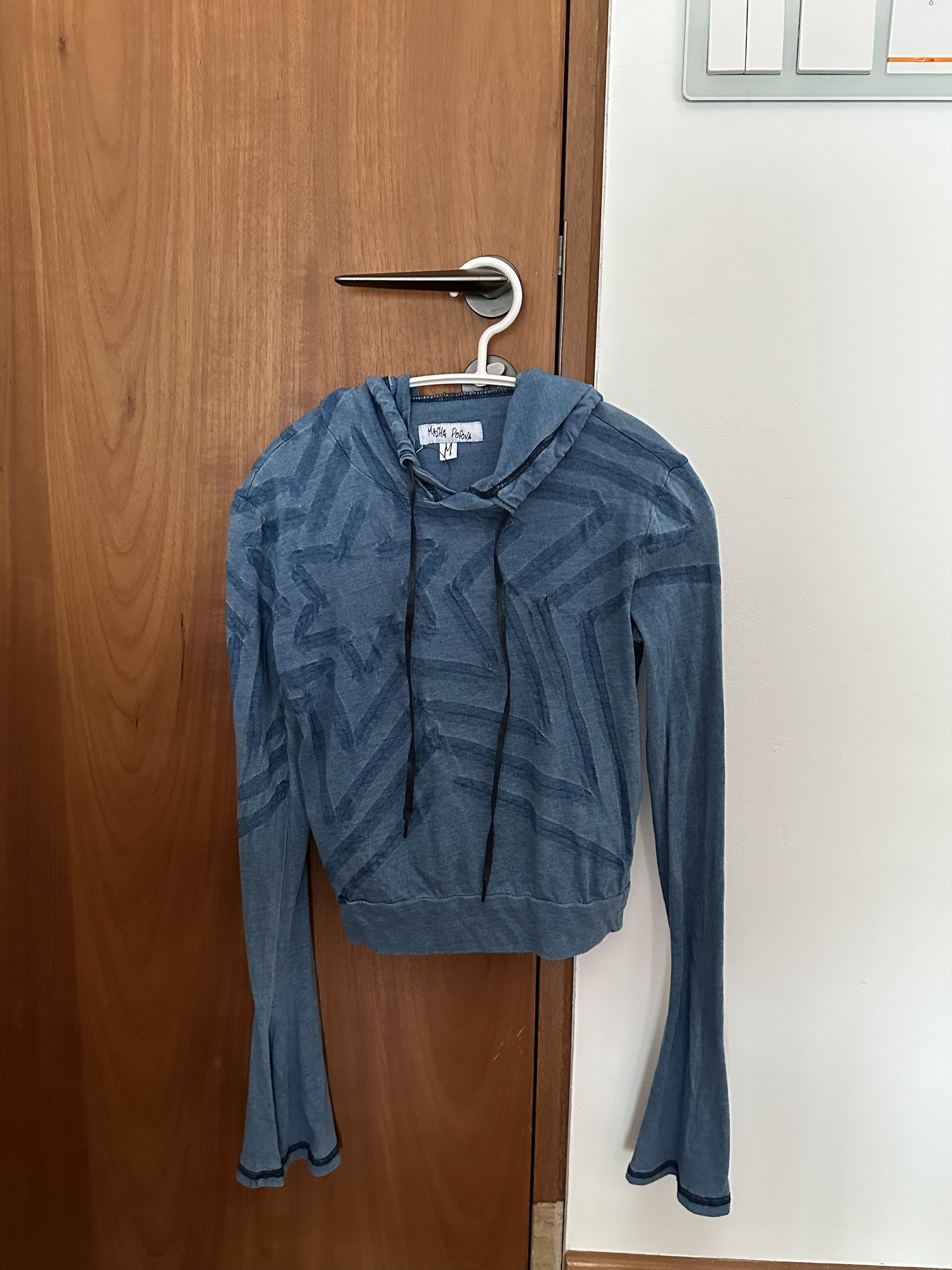 MASHA POPOVA Masha Popova light blue star hooded T-shirt Size M / US 6-8 / IT 42-44 - 6 Thumbnail