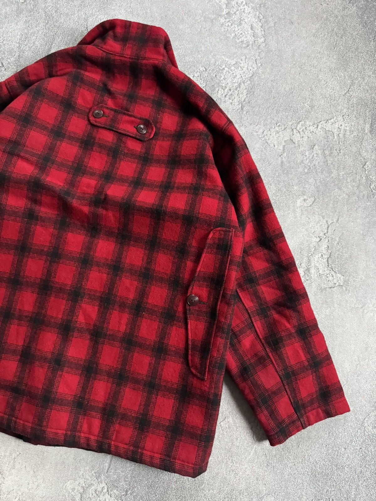 Woolrich Woolen Mills Woolrich 44size Plaid Buffalo Flannel Jacket Coat 80s 90s Size US XL / EU 56 / 4 - 15 Thumbnail
