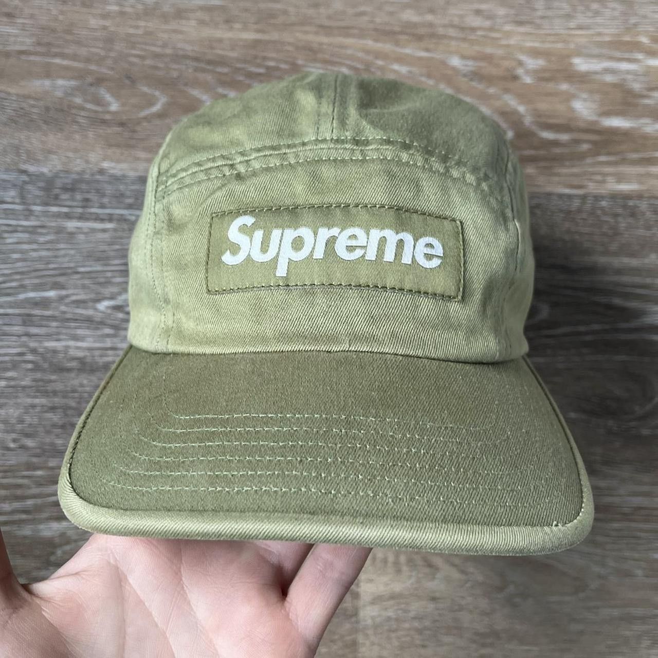 Supreme SS23 supreme olive washed twill camp cap Size ONE SIZE - 2 Thumbnail