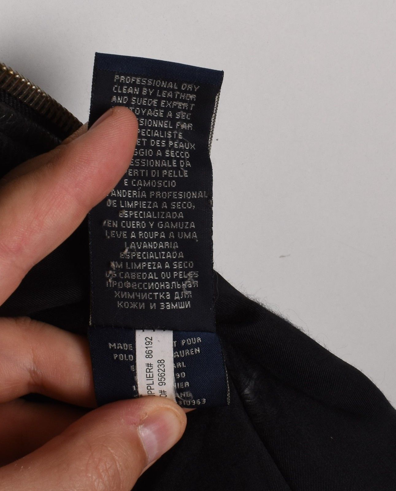 Ralph Lauren Ralph Lauren Men Leather Jacket Size L, S1553 Size US L / EU 52-54 / 3 - 7 Thumbnail