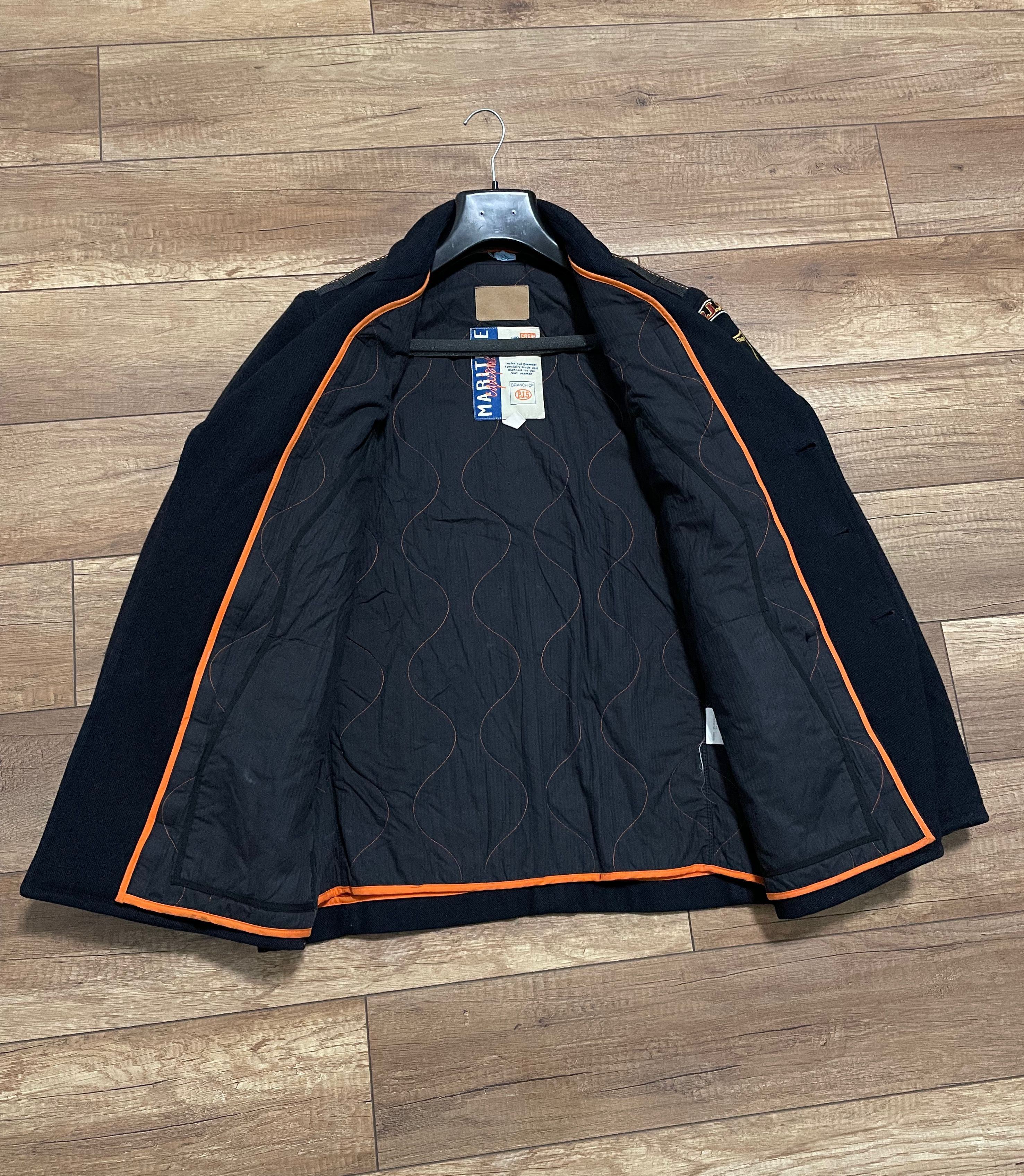 Parajumpers Parajumpers Navy Multipocket Royal Wool Peacoat Jacket Size US L / EU 52-54 / 3 - 9 Thumbnail
