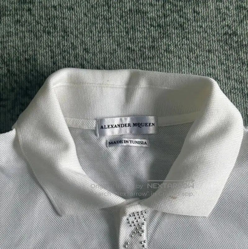 Alexander McQueen Alexander McQueen White Cotton Short Sleeve Polo . Size US S / EU 44-46 / 1 - 3 Thumbnail