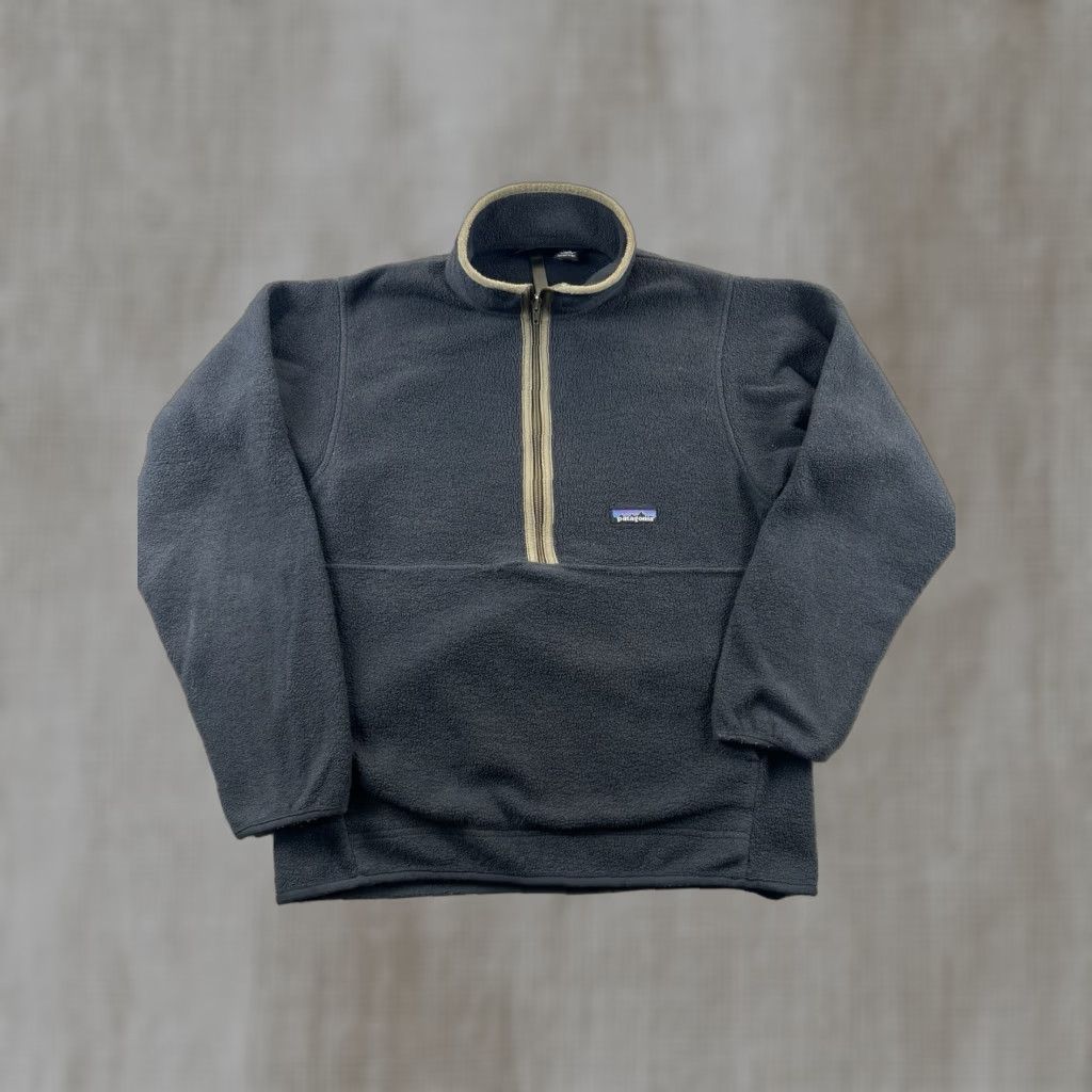 Patagonia VINTAGE Patagonia Synchilla Small Men’s Black Half Zip Sweater Pullover - Men, S, Black, Polyester, Zip, Sweater Size US S / EU 44-46 / 1 - 1 Thumbnail