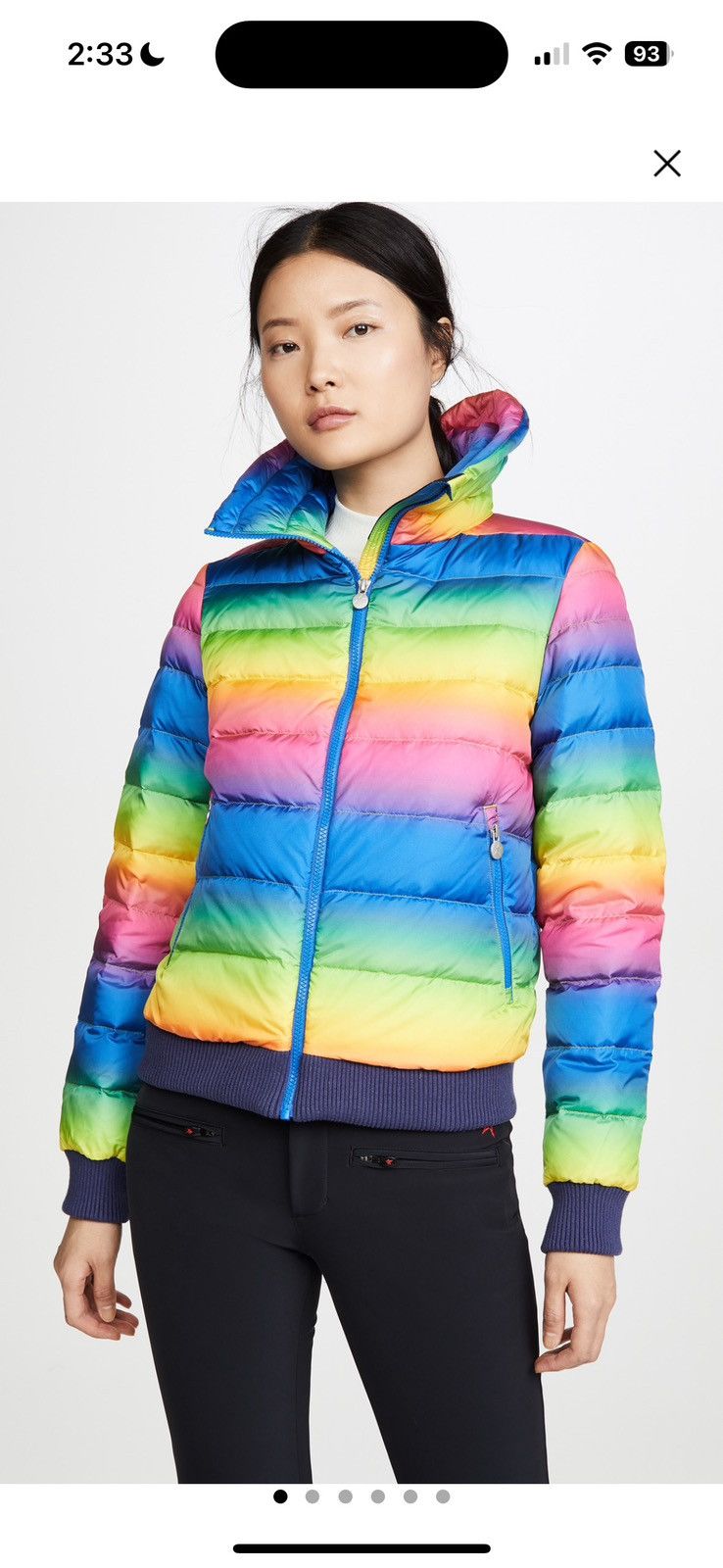 Perfect Moment Perfect Moment Queenie Rainbow Ski Jacket size Medium Size M / US 6-8 / IT 42-44 - 7 Thumbnail
