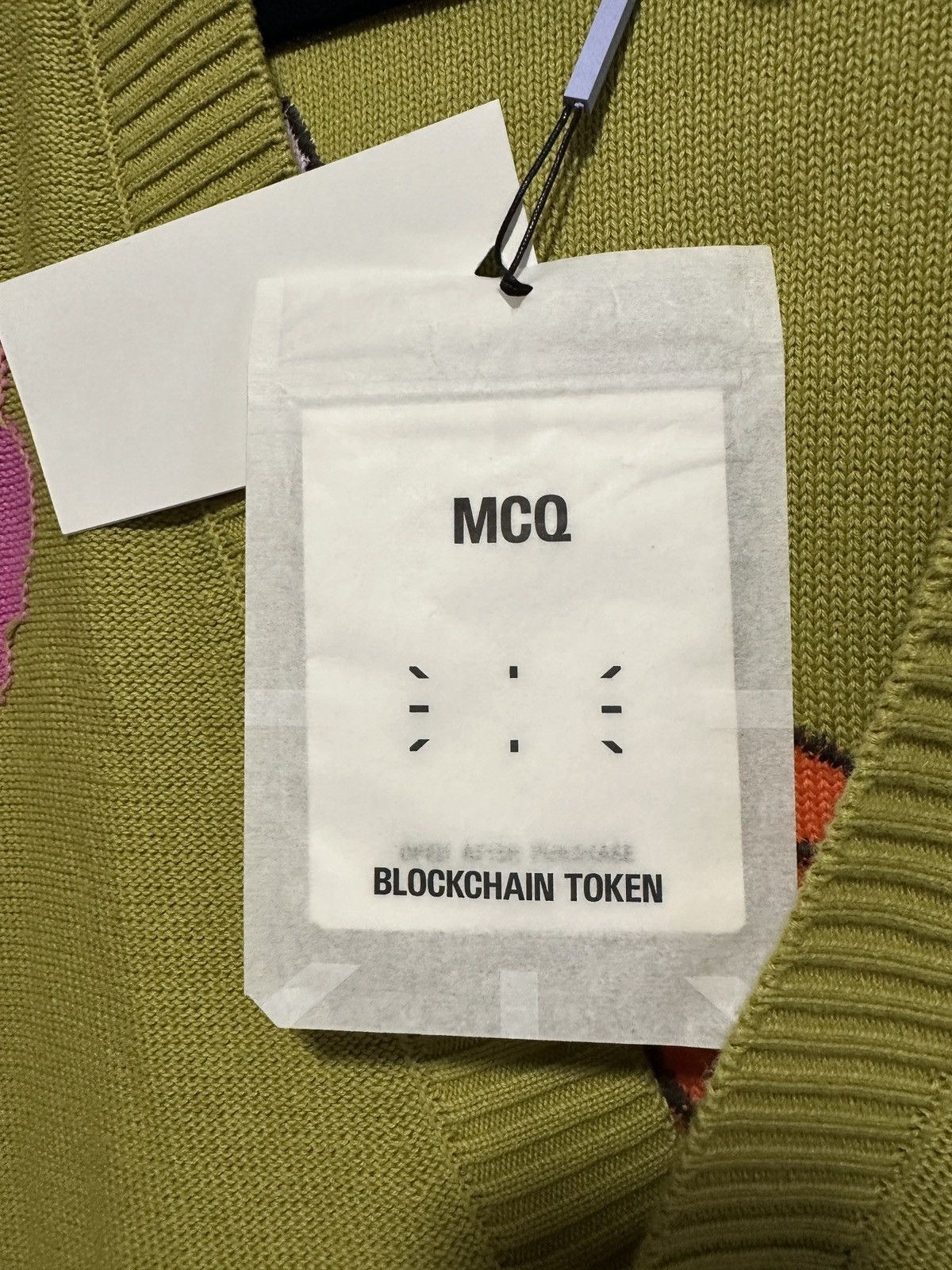 Alexander McQueen Grow Up Logo-Appliquéd Intarsia Cardigan Size US S / EU 44-46 / 1 - 15 Thumbnail