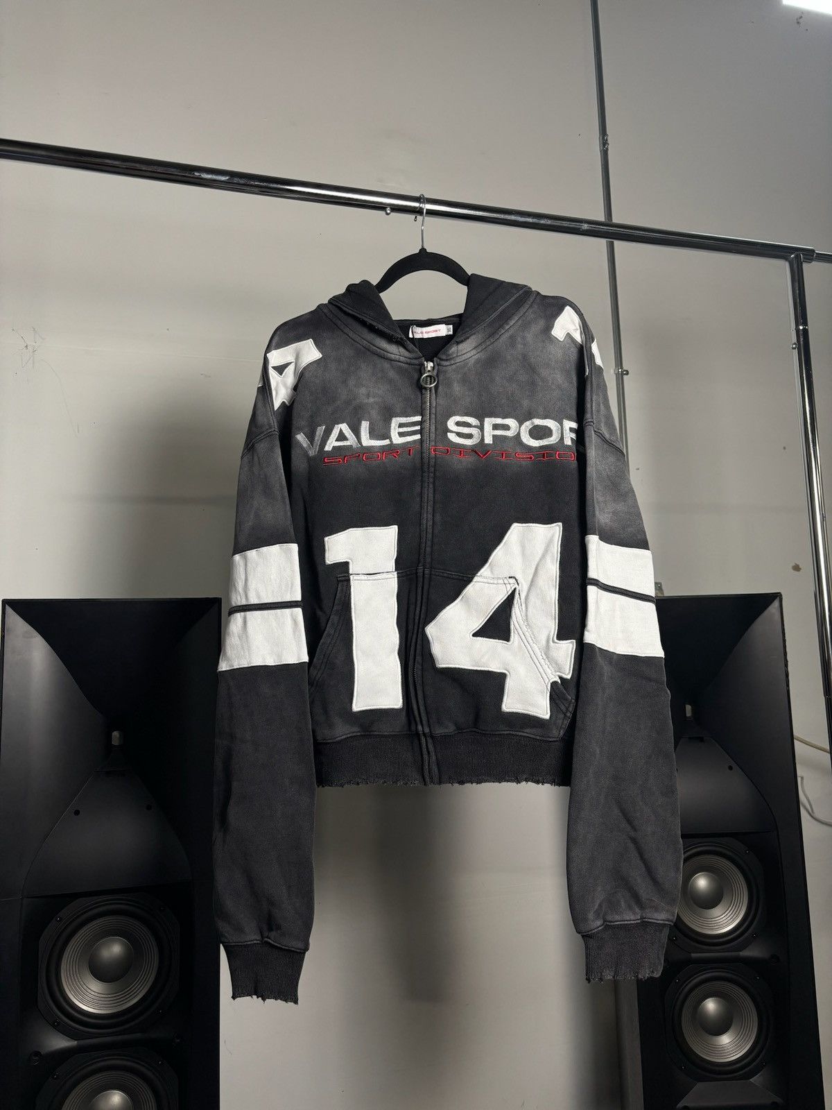 Vale Forever Jerzee ‘Black’ Zip Up Hoodie
