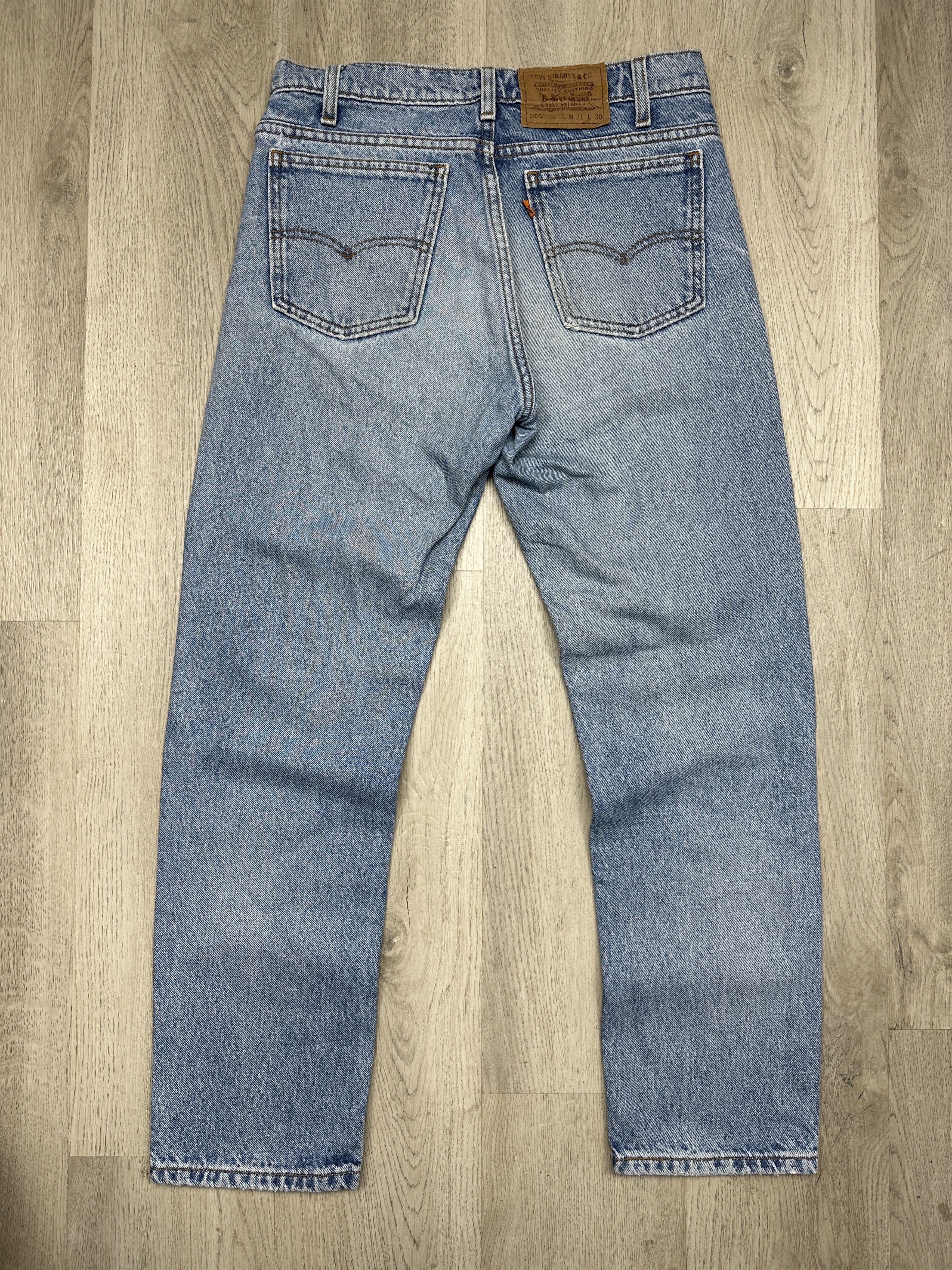 Levi's Levi's 505 90s Vintage Orange Tab Denim Pants Jeans Size US 31 - 1 Thumbnail