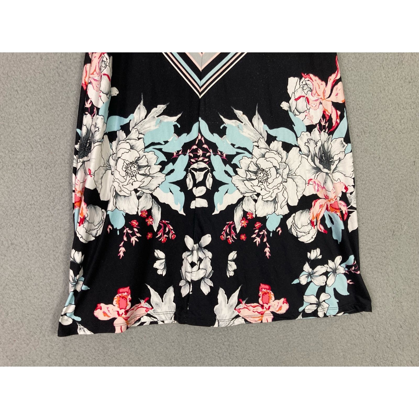 Other Secret Treasures Plus Size 18W Black Floral Sleep Tank Top Size XXL / US 16-18 / IT 52-54 - 6 Thumbnail