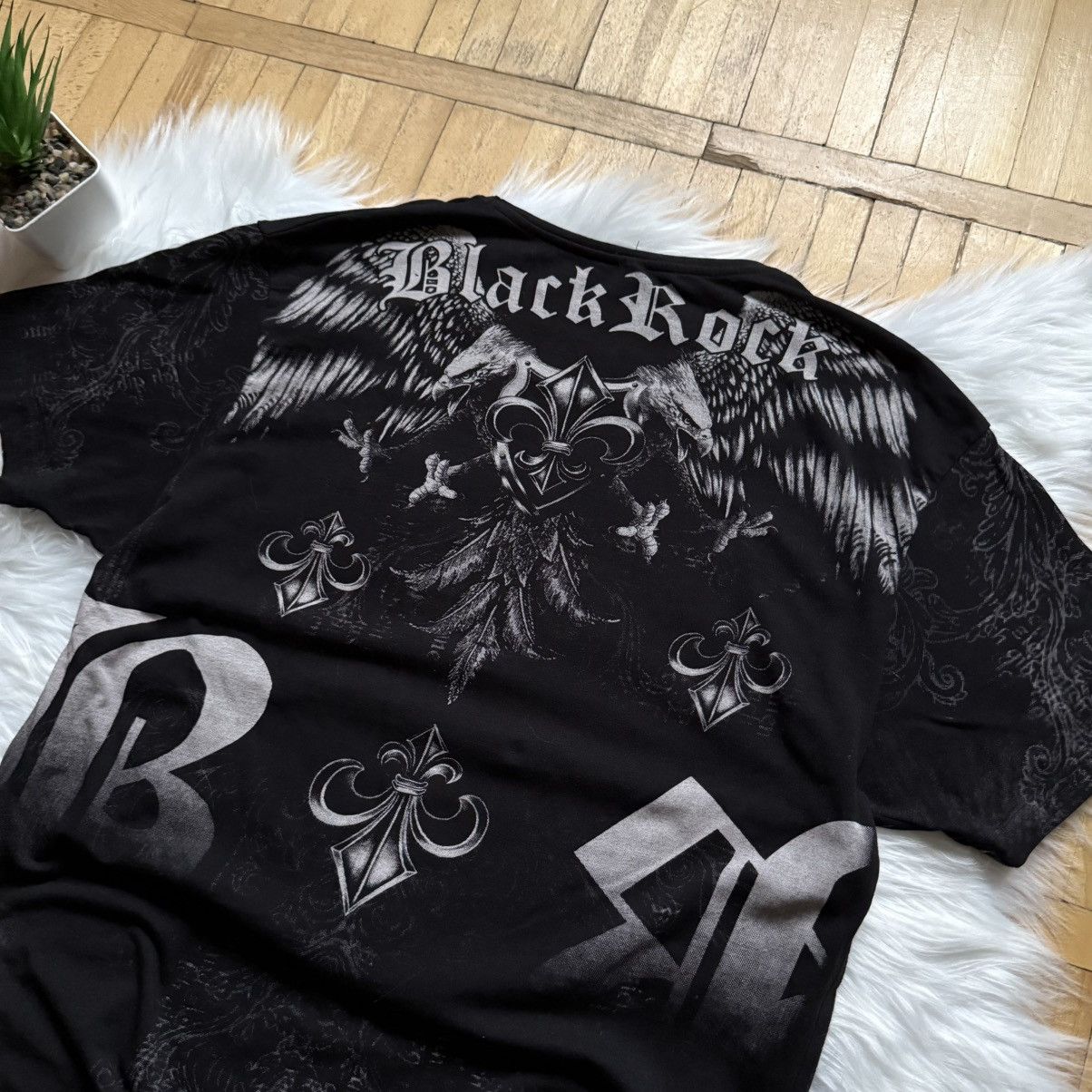 Affliction 📌 Crazy Black Rock Y2K Gothic Skull T-Shirt Affliction vibe Size US M / EU 48-50 / 2 - 9 Thumbnail