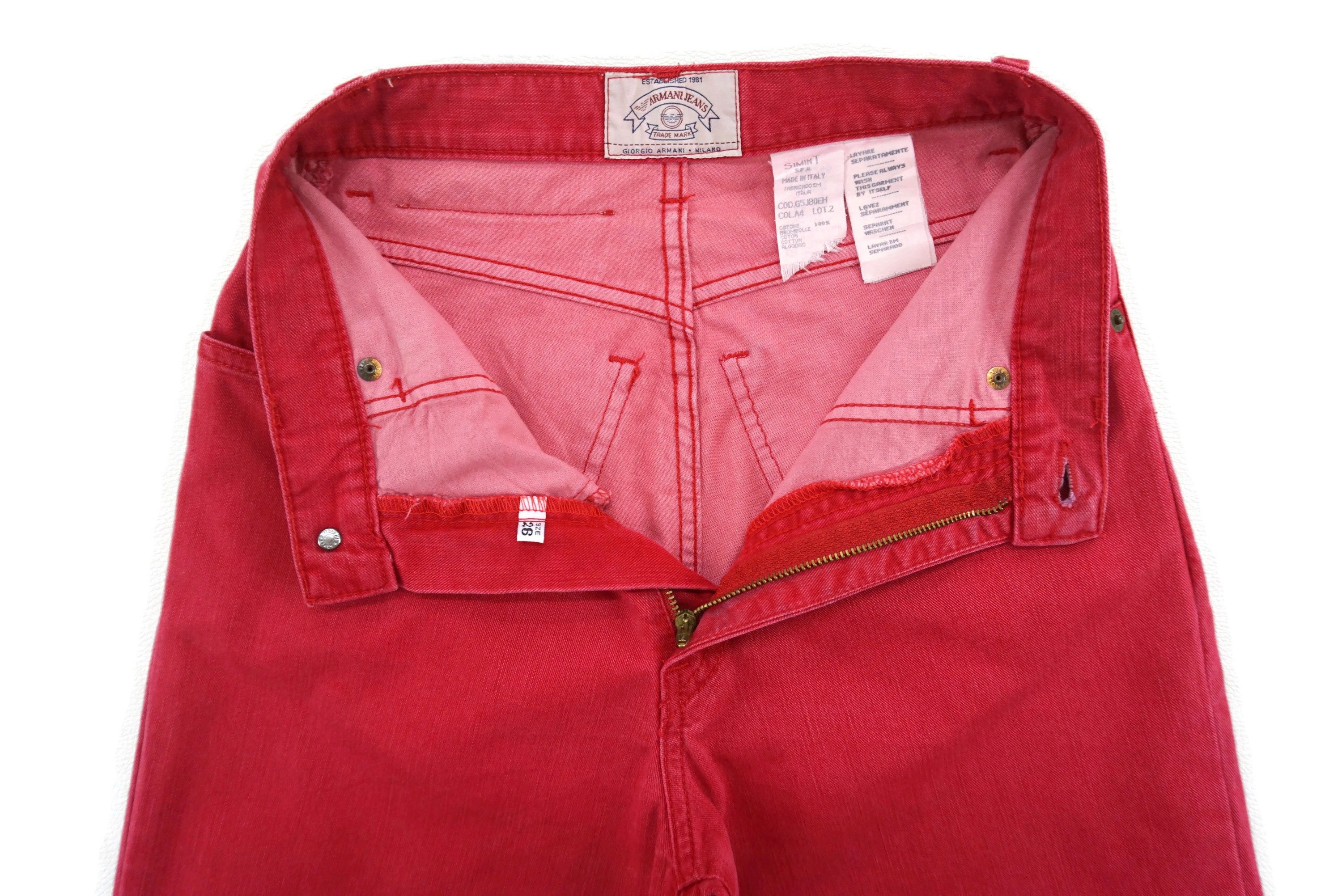 Armani Distressed Jeans W24xL31.75 High-Waisted Denim Made in Italy Size 24" / US 00 / IT 34 - 8 Thumbnail