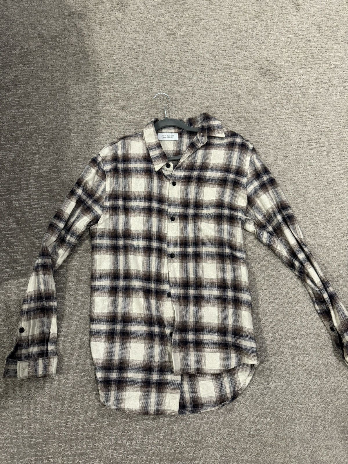 John Elliott John Elliot Plaid Overshirt Size US L / EU 52-54 / 3 - 1 Thumbnail