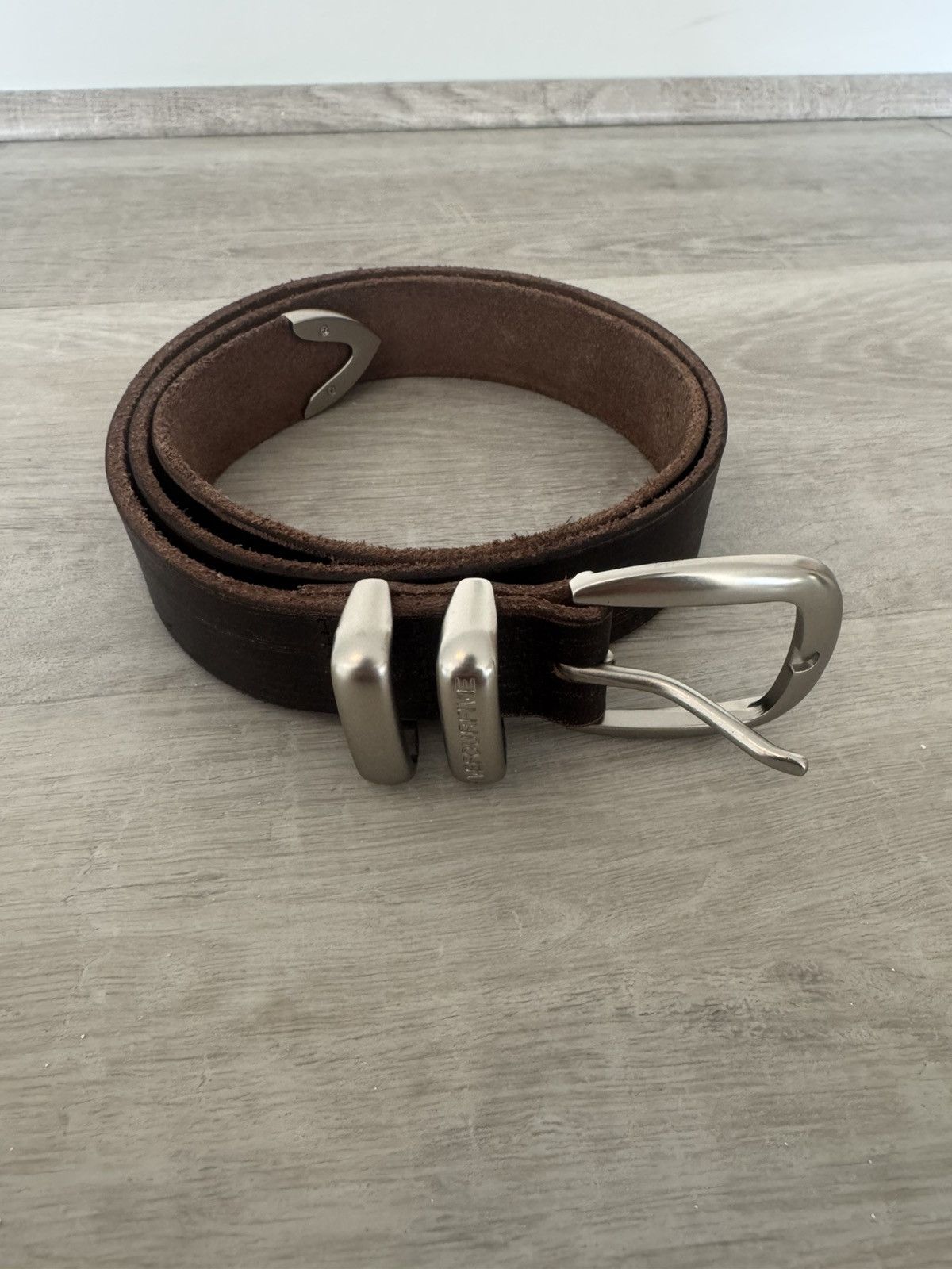 FiveFourFive 545 Aged Leather Belt Size ONE SIZE - 1 Thumbnail