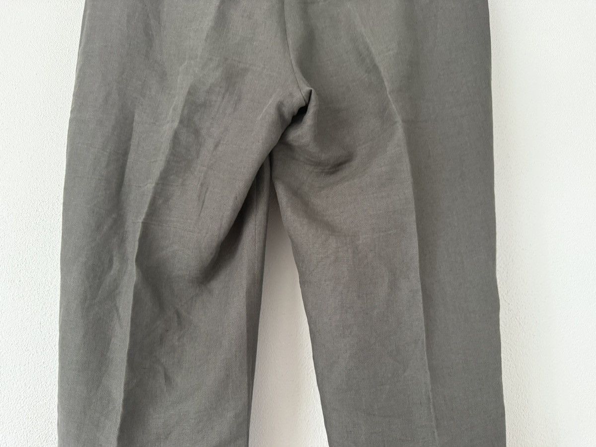 Hermes Hermès Olive Brown Linen Trousers Size US 33 - 7 Thumbnail