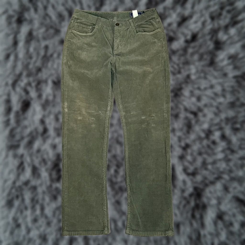 Vineyard Vines Vineyard Vines Corduroy 5 Pocket Straight Leg Pants Men 33 Regular Olive Green 33x32 Chino Mens Size US 33 - 1 Thumbnail