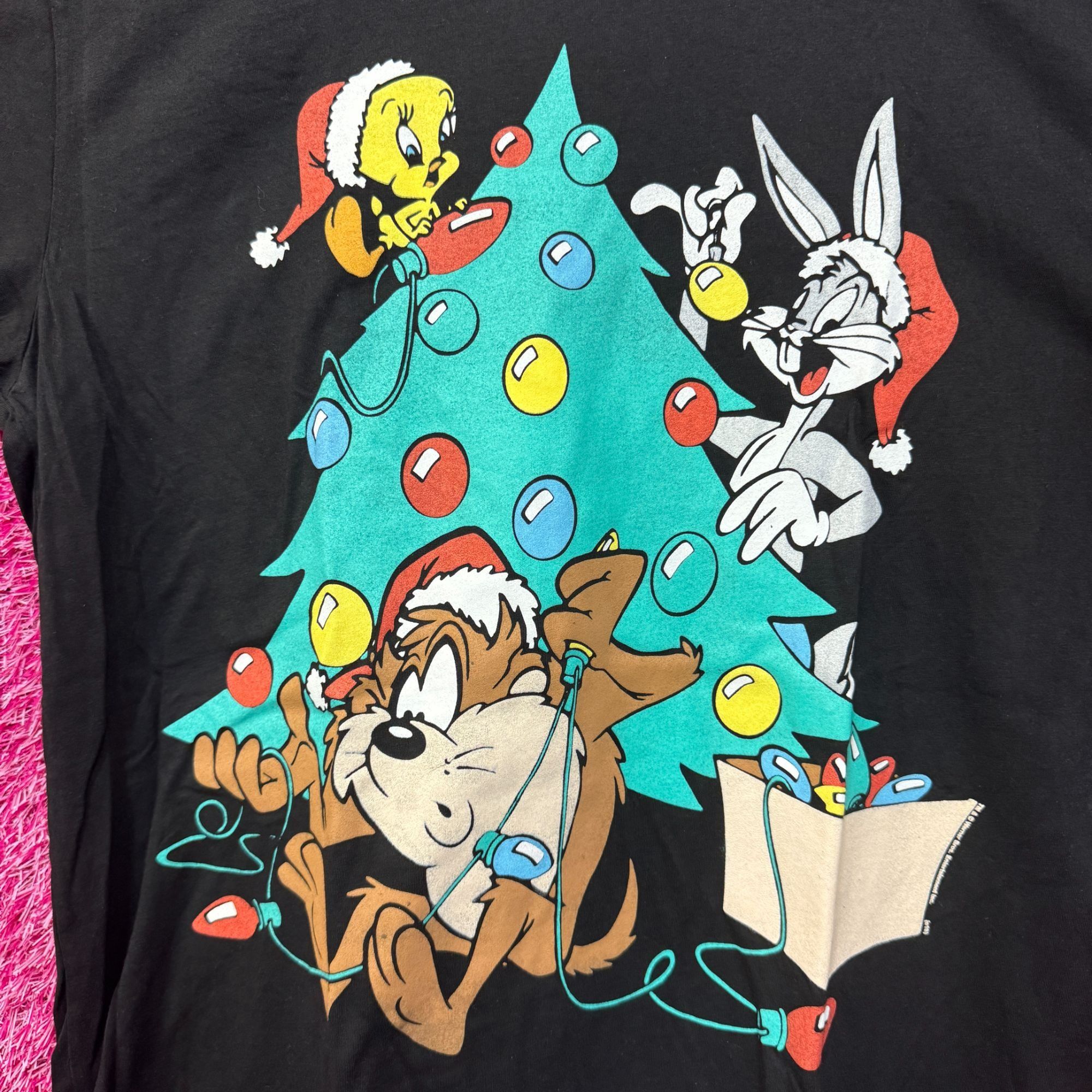 Other Bugs Bunny Tweety Bird Taz Looney Tunes Christmas Tee M Size US M / EU 48-50 / 2 - 2 Thumbnail