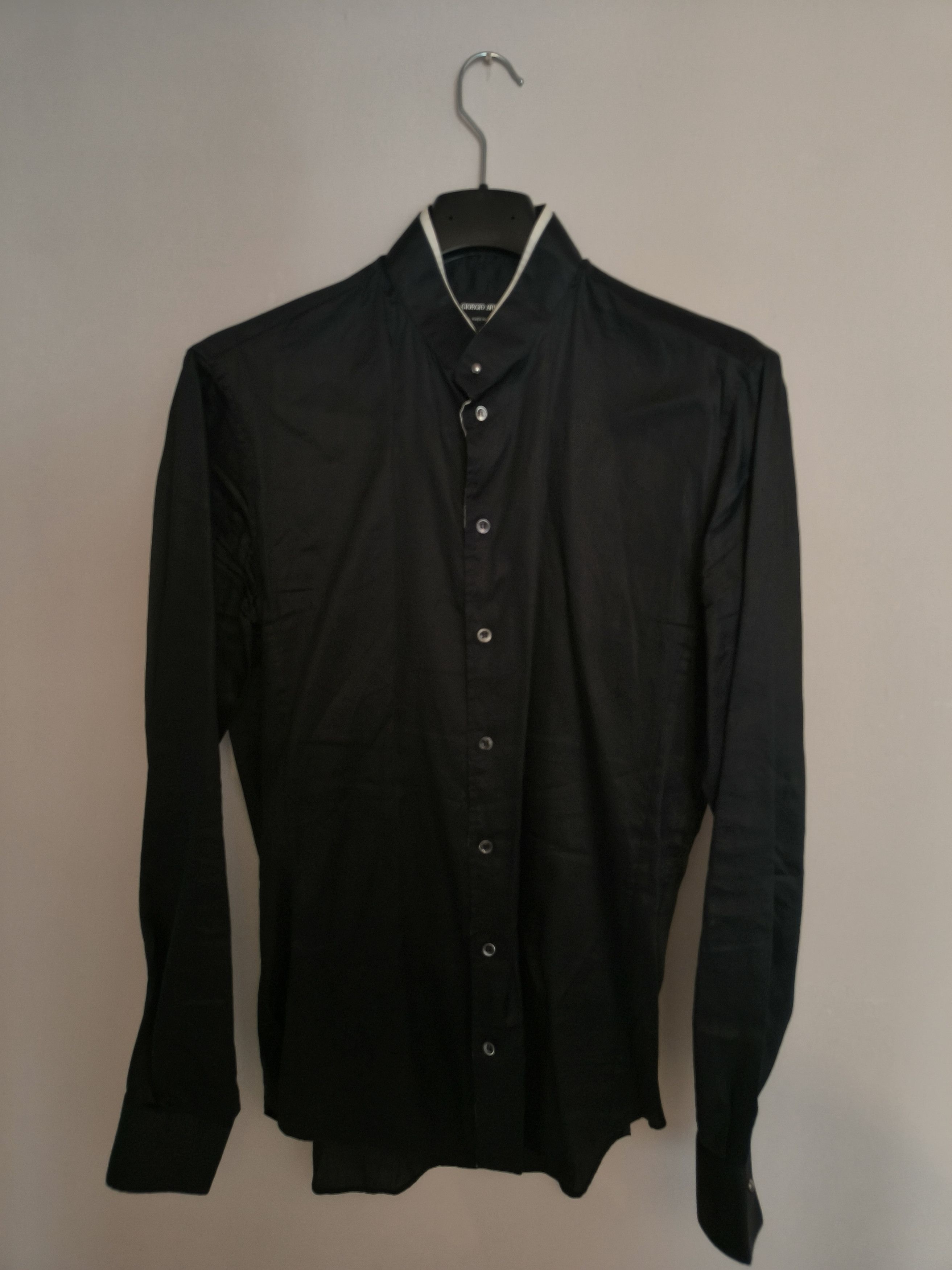 Giorgio Armani Armani Mao Collective Shirt Size 42L - 8 Thumbnail